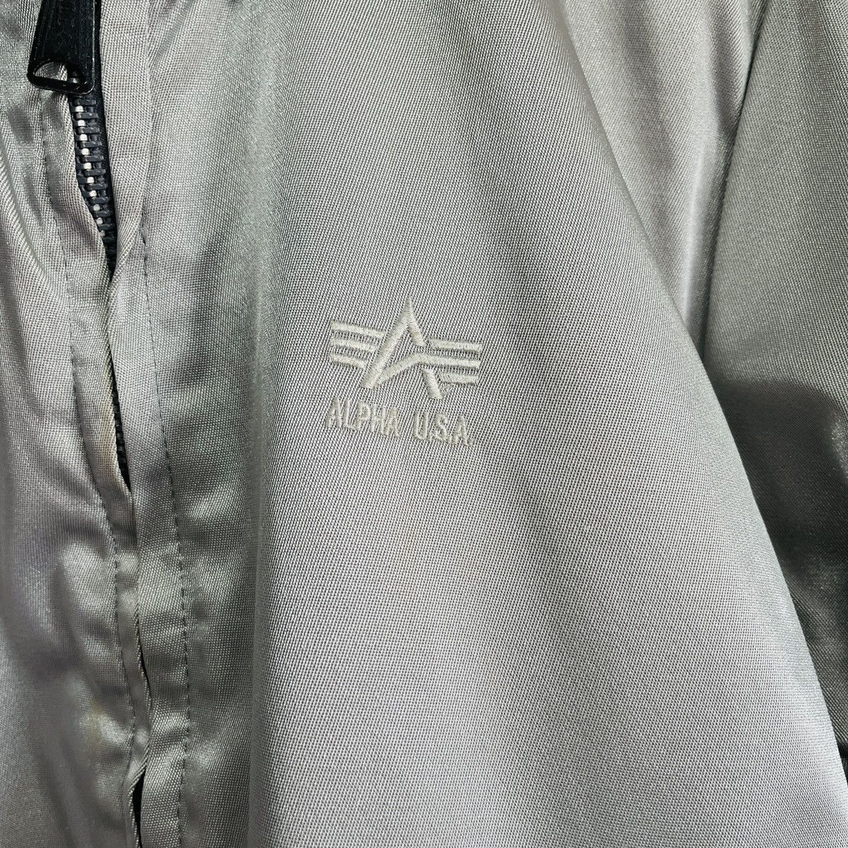 Avirex × Vintage Vintage Rare Avirex Alpha Industries Rayon Nylon Jacket Size US M / EU 48-50 / 2 - 11 Thumbnail