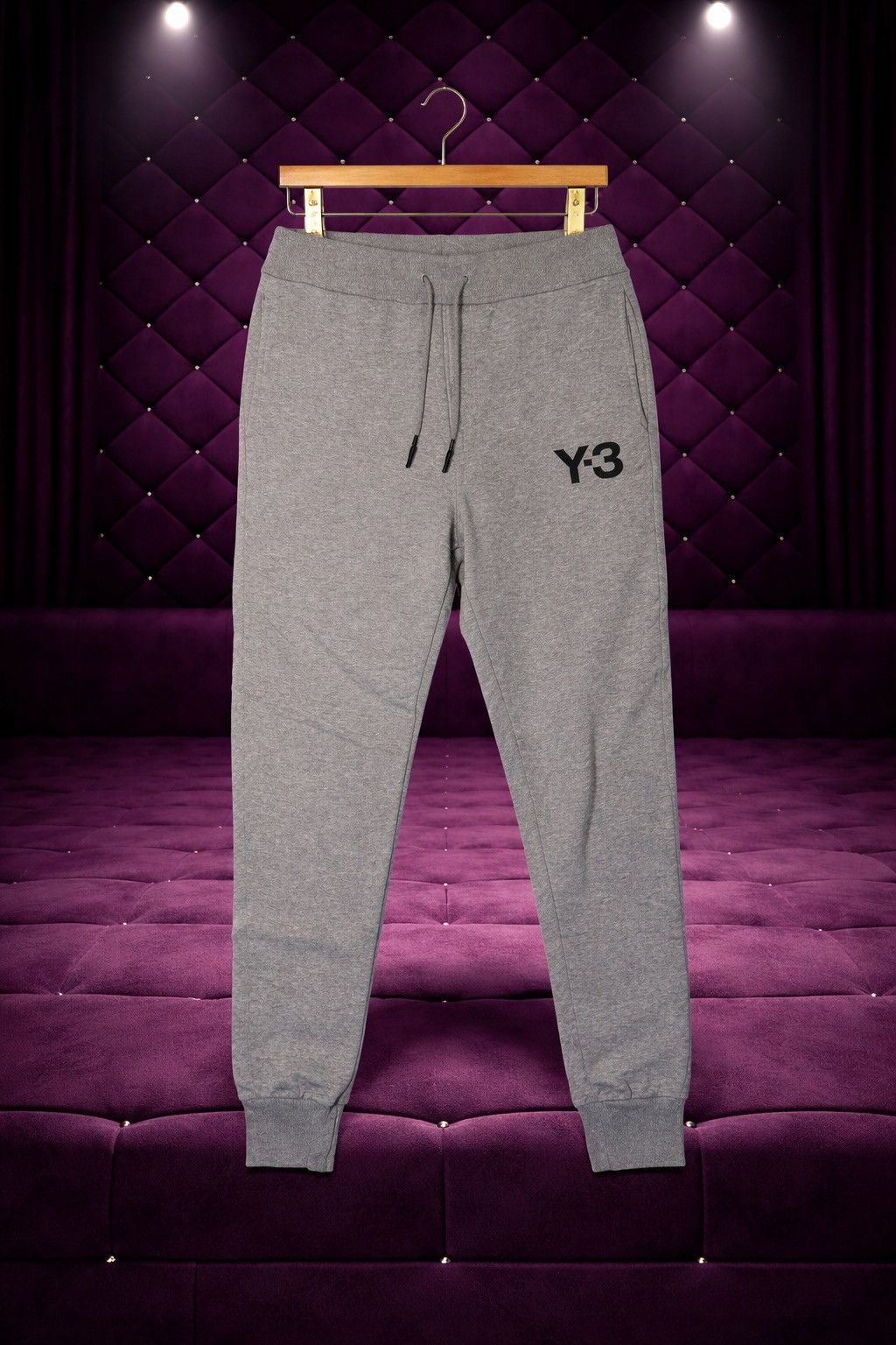 Y-3 YOHJI YAMAMOTO X ADIDAS LOGO JOGGER SWEATPANTS