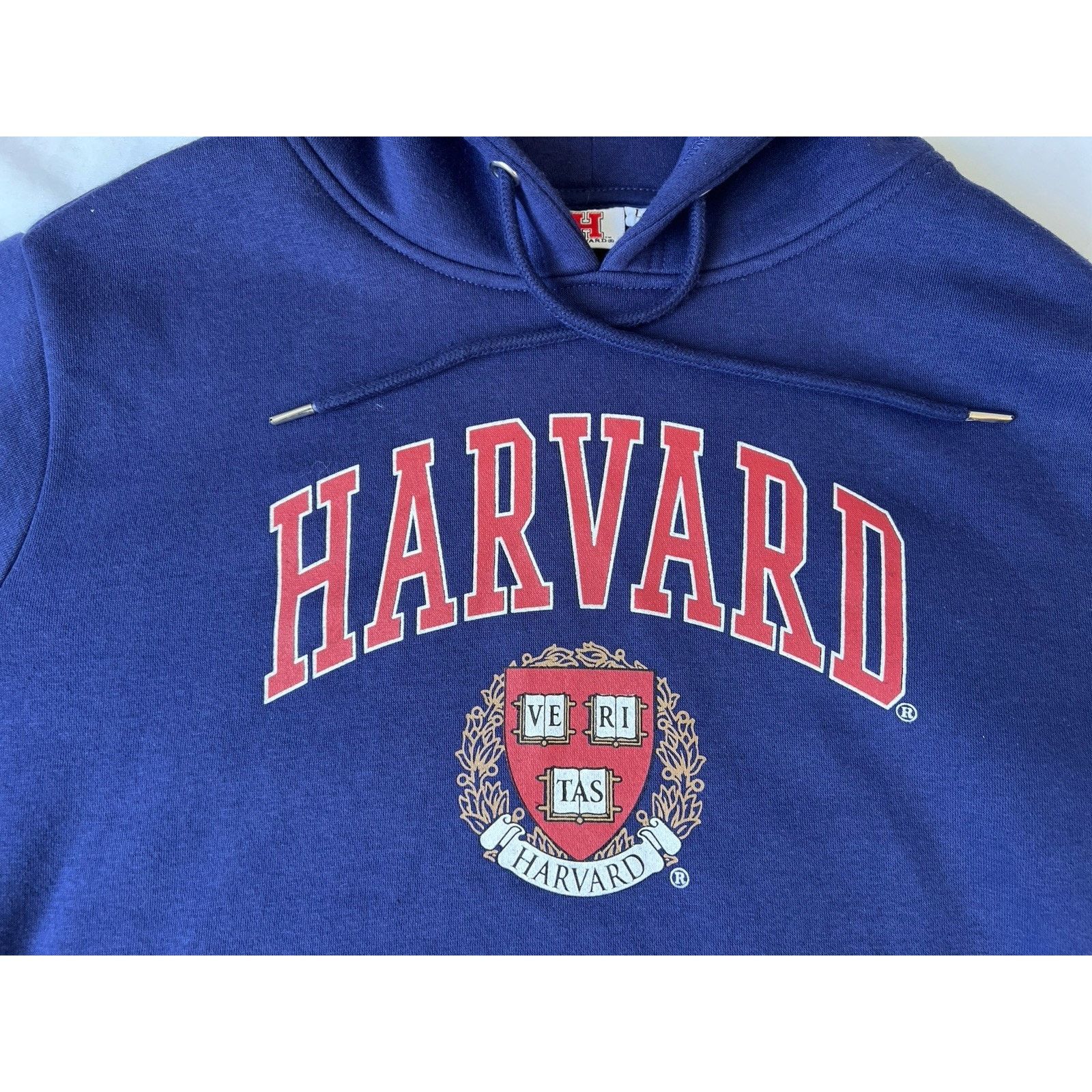 Other Harvard Blue Hoodie Trademark Tag Large Cotton Polyester Size US L / EU 52-54 / 3 - 5 Thumbnail