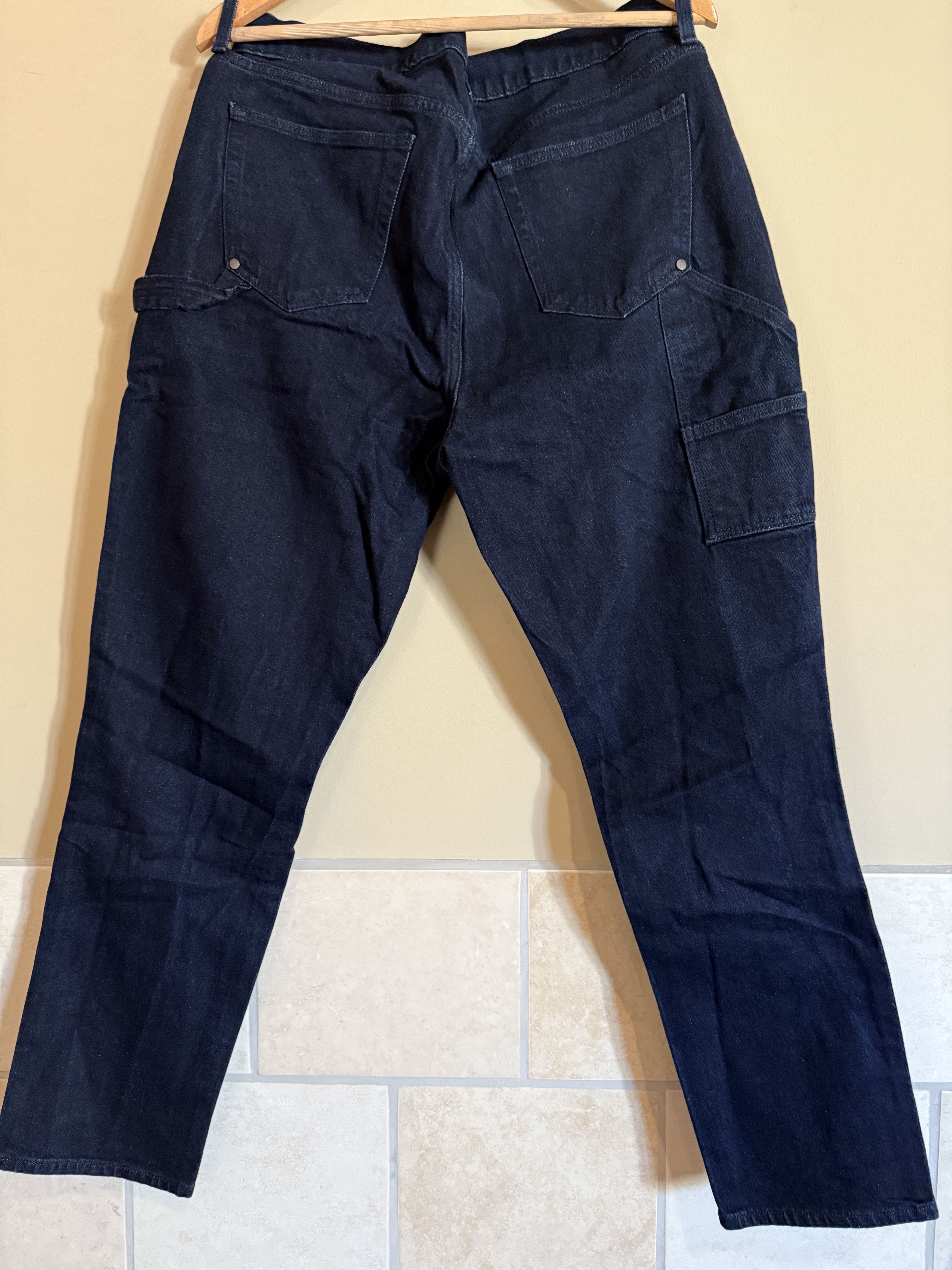 Banana Republic Banana Republic Denim Tapered Carpenter Pants, Men's 35x32 Size US 35 - 5 Thumbnail