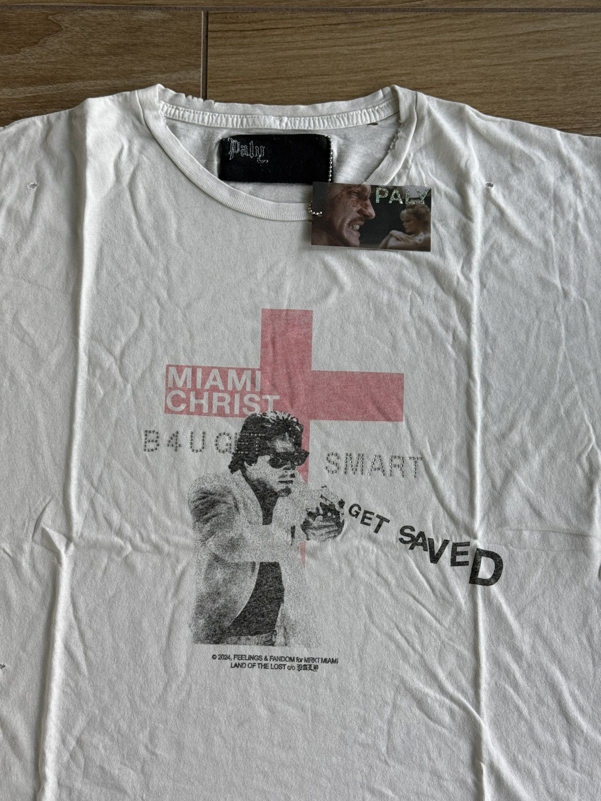 Paly Hollywood Paly Hollywood Miami Christ Tee Ivory Size US XXL / EU 58 / 5 - 2 Thumbnail