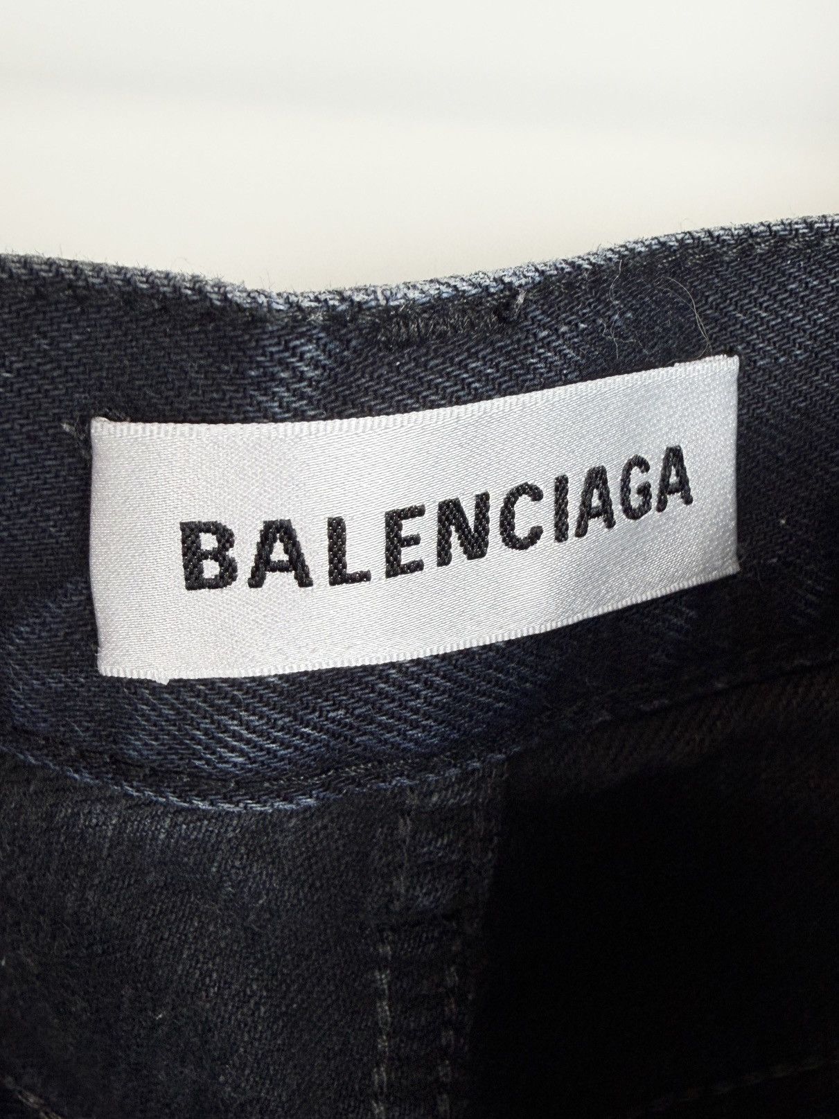 Balenciaga AW19 Balenciaga Sample Black Dyed Bootcut Flared Denim Jeans Size US 29 - 7 Thumbnail