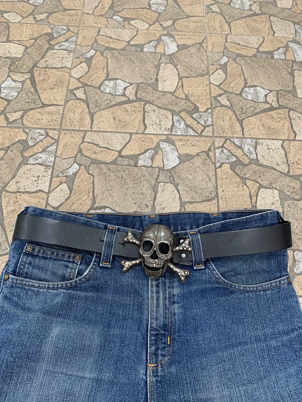 Other Y2K Skull Belt Size ONE SIZE - 1 Thumbnail