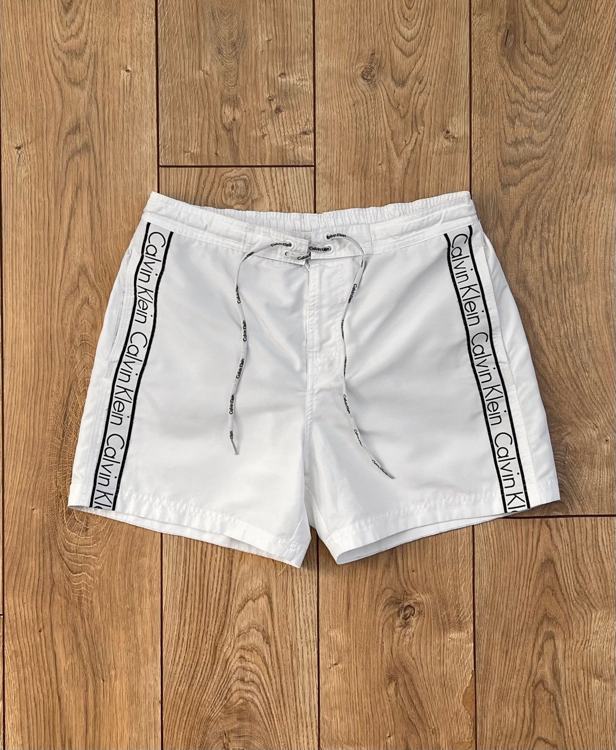 Calvin Klein Vintage Y2K CALVIN KLEIN Swimwear Swimming Shorts Streetwear Size US 32 / EU 48 - 1 Thumbnail