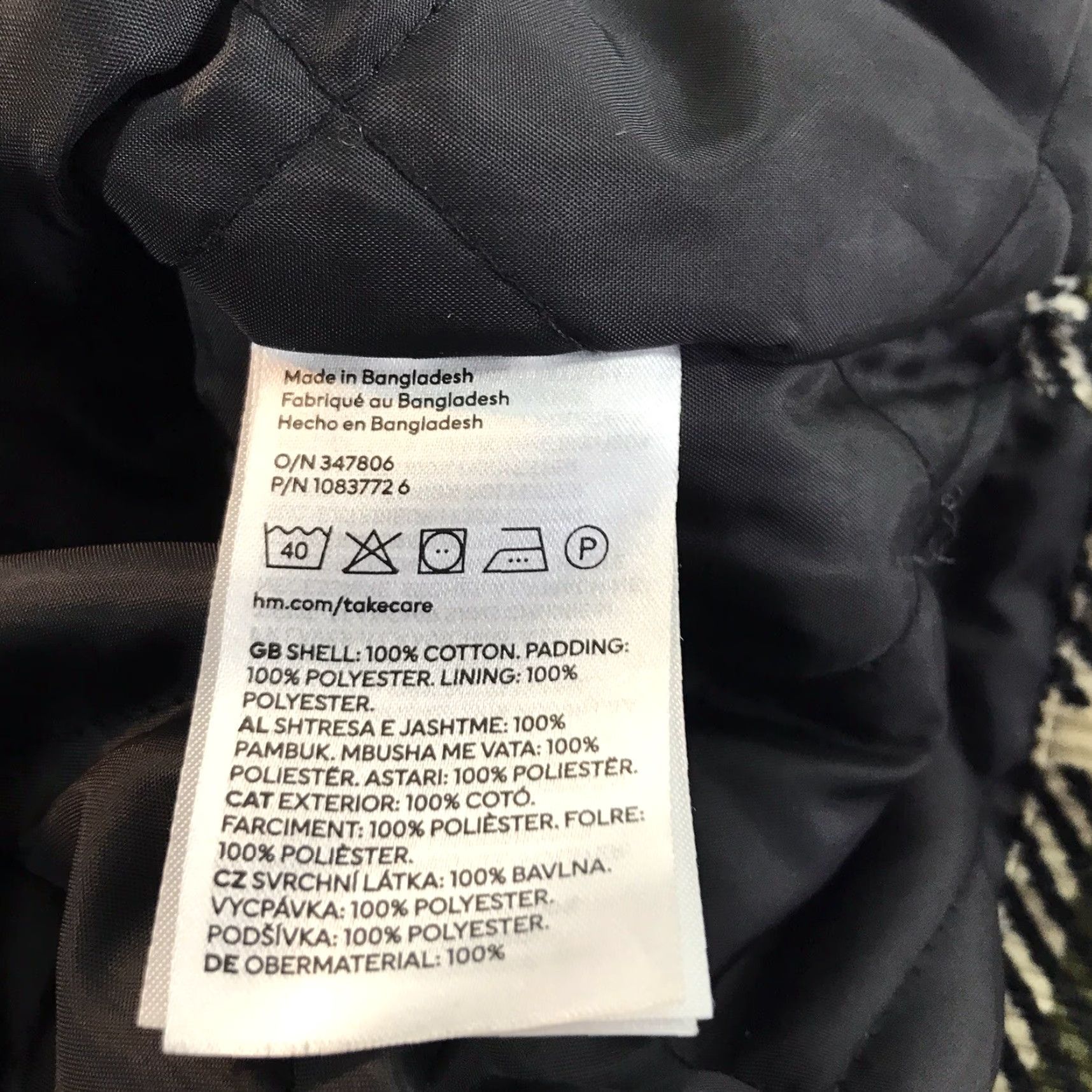 H&M H&M Plaid Corduroy Heavyweight Snap Button Jacket Womens Size M Size M / US 6-8 / IT 42-44 - 6 Thumbnail