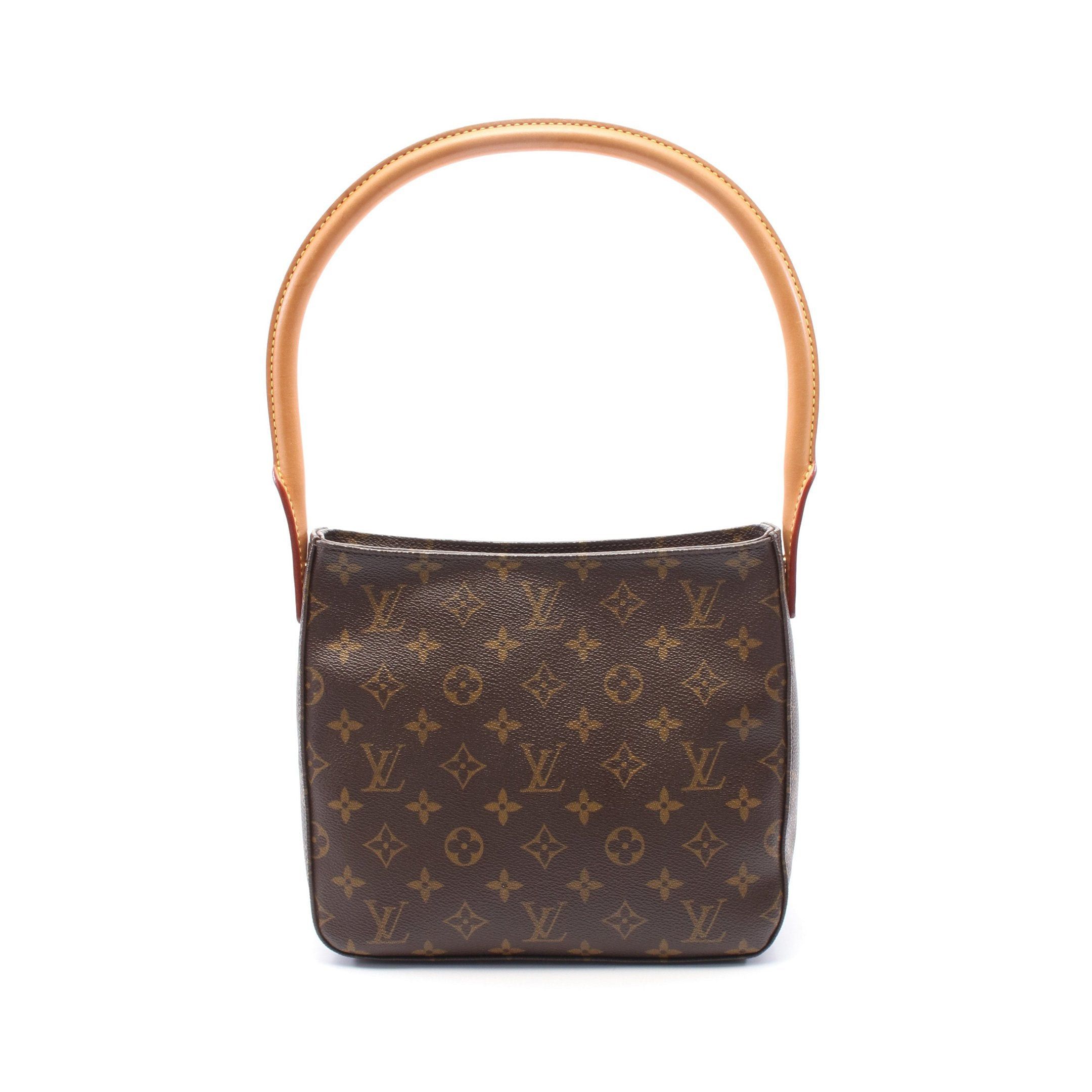 Louis Vuitton Louis Vuitton Looping Mm Monogram Shoulder Bag Leather Brown Size ONE SIZE - 1 Thumbnail