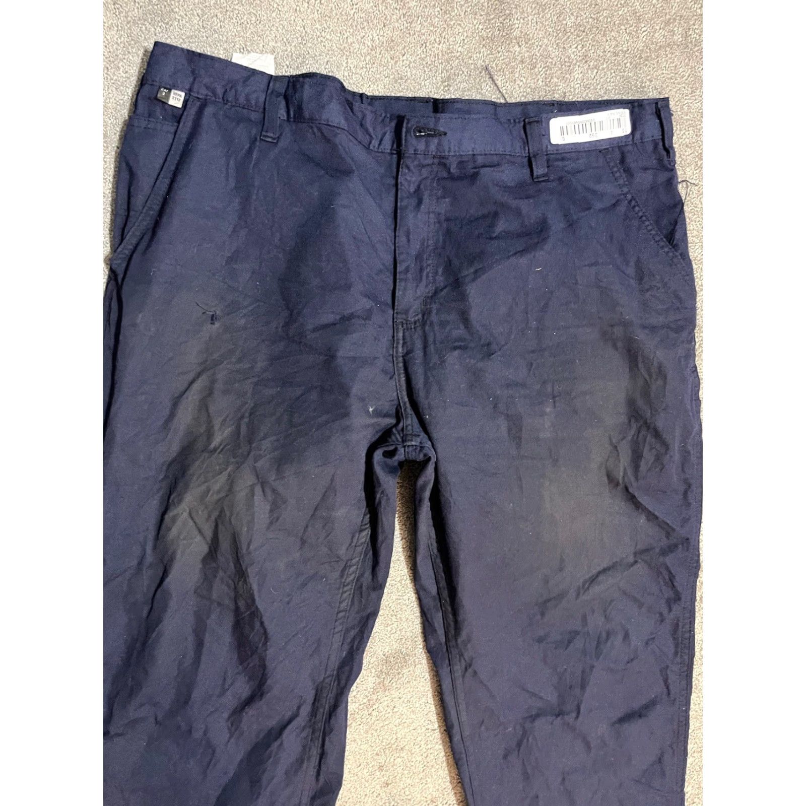 Carhartt VINTAGE Carhartt Carpenter Pants 42x30 Workwear Flame-Resistant Canvas Men Navy 20s Size US 42 / EU 58 - 4 Thumbnail