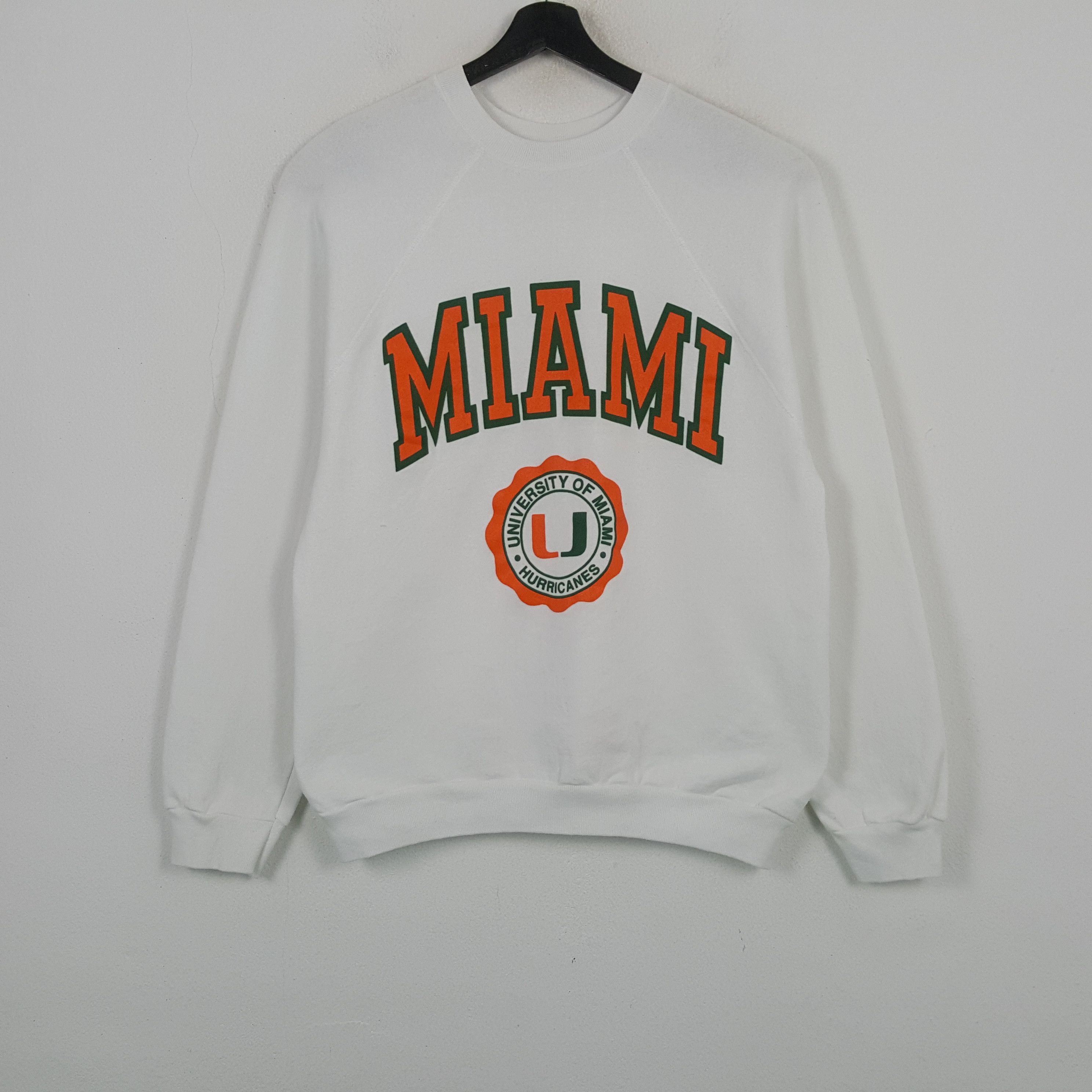 Tultex University Of Miami Hurricanes Vintage Sweatshirt RR18 Size US L / EU 52-54 / 3 - 1 Thumbnail