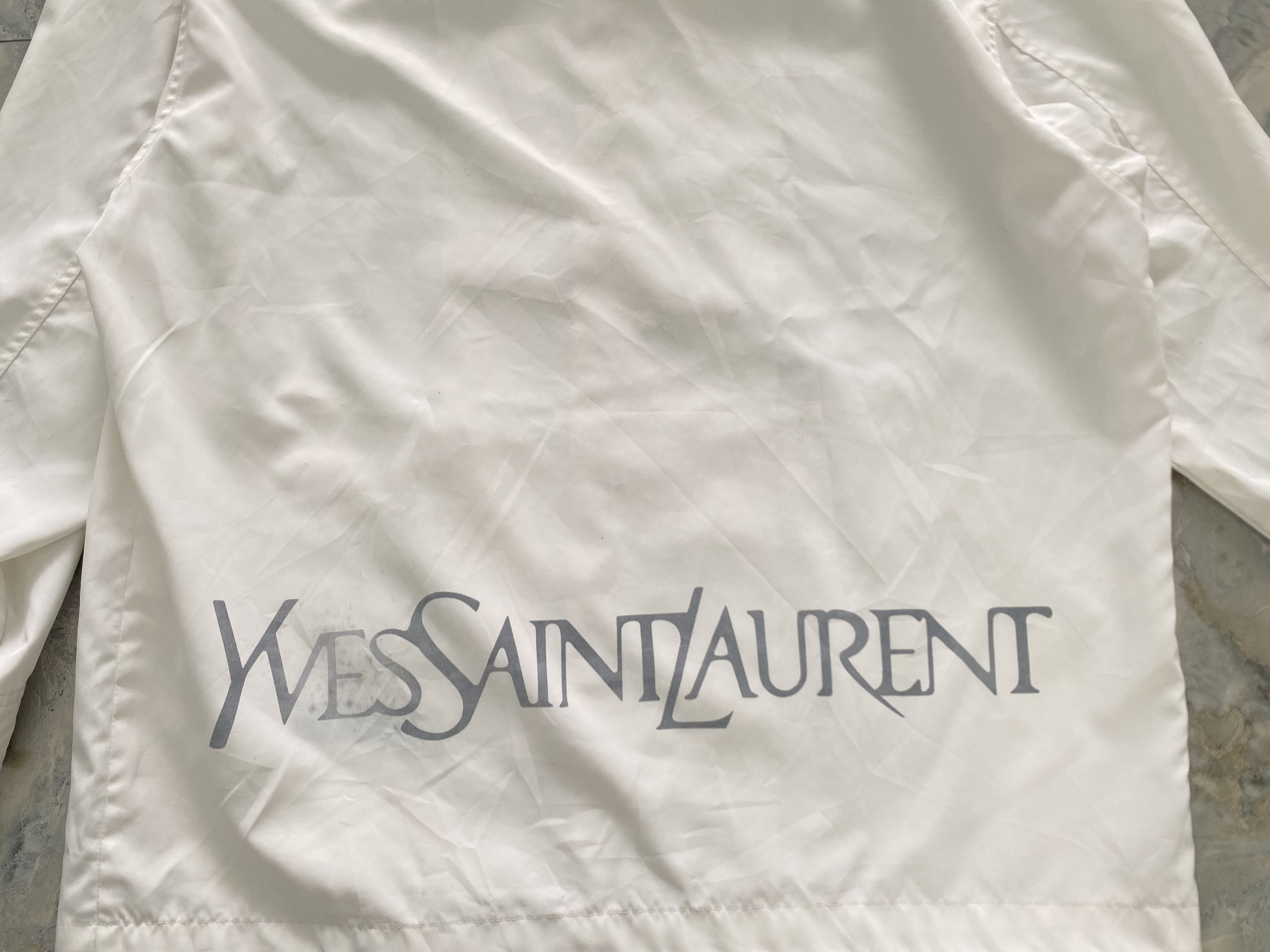 Vintage × Yves Saint Laurent Vintage Yves Saint Laurent Parka Big Spellout Jacket Size US L / EU 52-54 / 3 - 4 Thumbnail