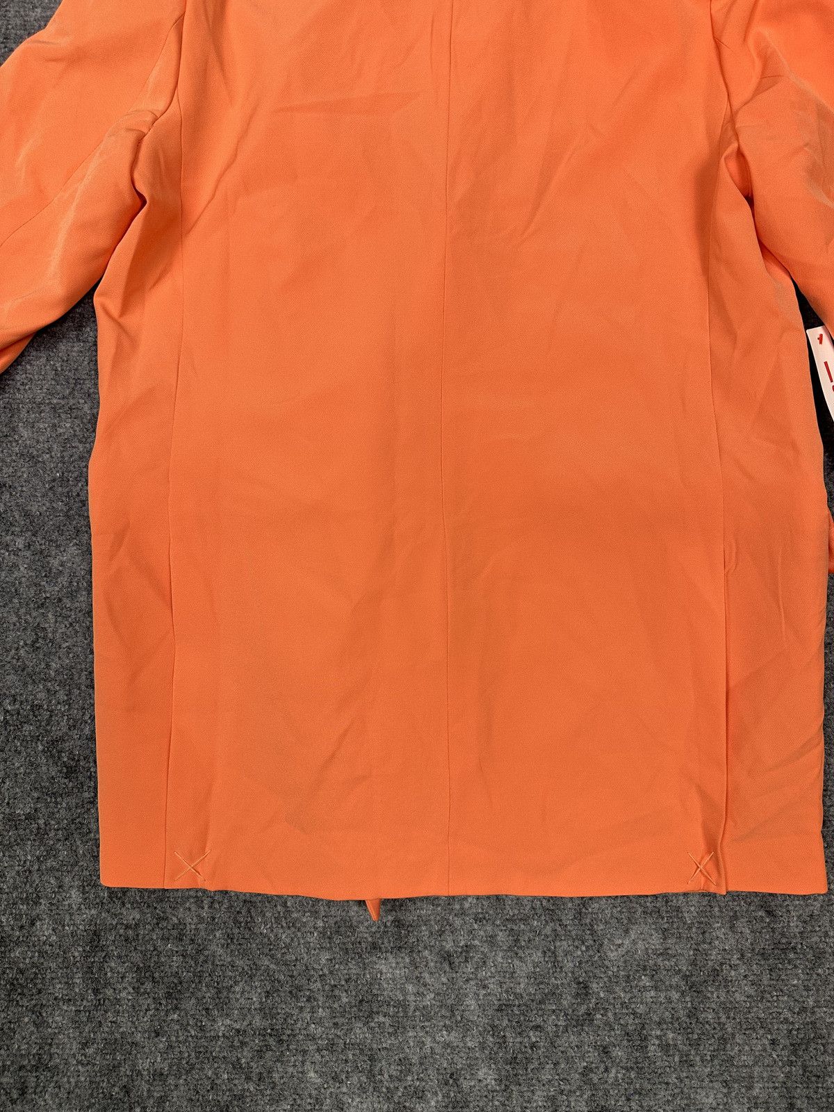 Bardo Bardot Women's Orange Double-Breasted Blazer Jacket Size XS Size XS / US 0-2 / IT 36-38 - 14 Thumbnail