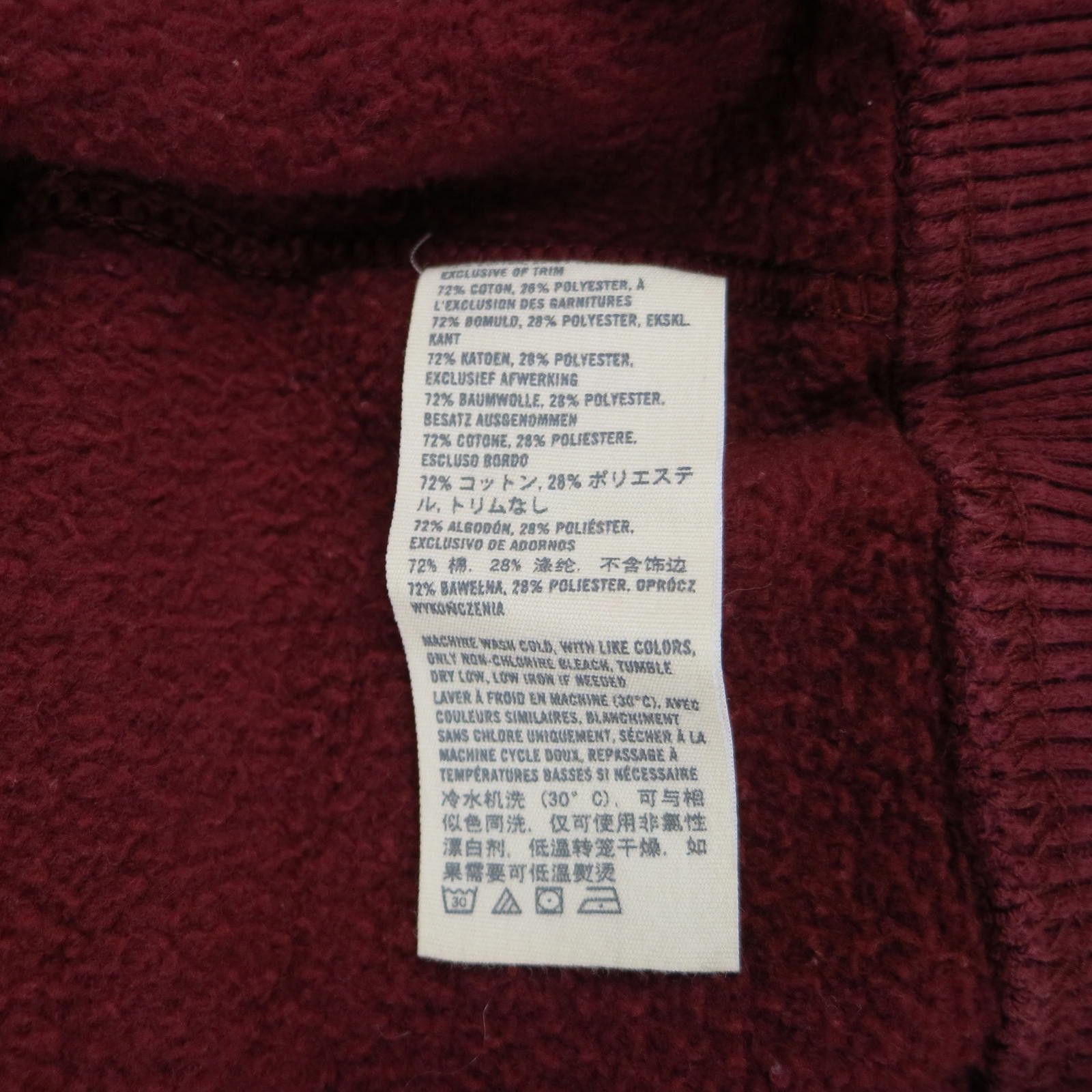 Abercrombie & Fitch Men's Medium Abercrombie & Fitch Burgundy Varsity Jacket Size US M / EU 48-50 / 2 - 7 Thumbnail