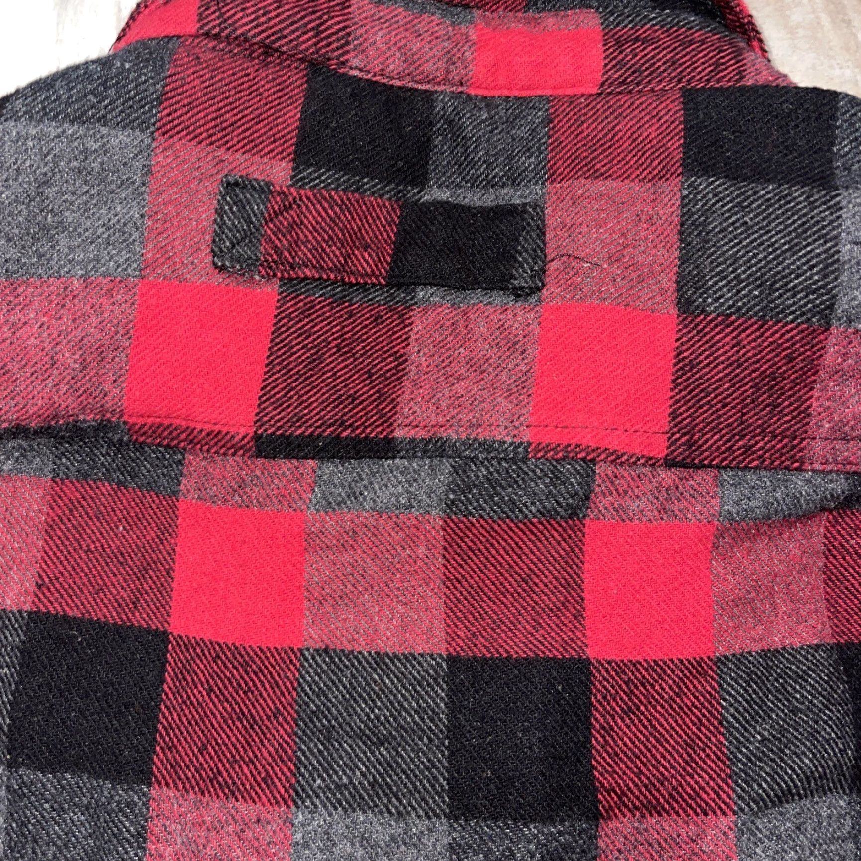 MILLY Old Mill Jacket Mens XL Red Flannel Snap Up Lined Outdoor Wear Workwear Shacket Size US XL / EU 56 / 4 - 6 Thumbnail