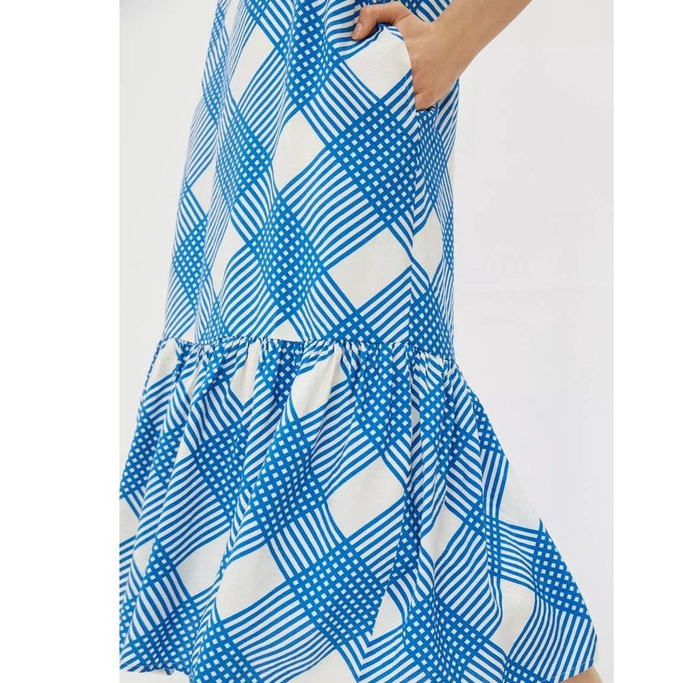 Anthropologie New Anthropologie Michaela Flounced Midi Dress $148 X-SMALL Size XS / US 0-2 / IT 36-38 - 3 Thumbnail