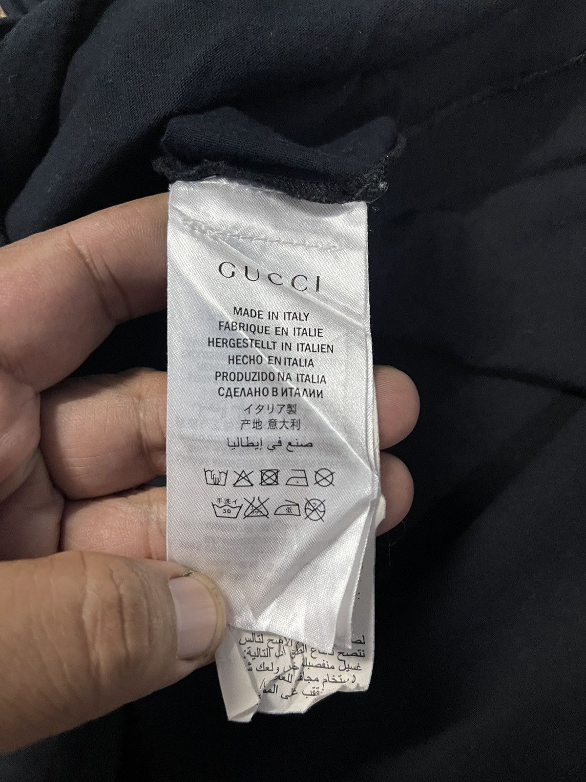 Gucci GUCCI LION EMBROIDERED “L’AVEUGLE PAR AMOUR” TEE VERY RARE Size US S / EU 44-46 / 1 - 7 Thumbnail