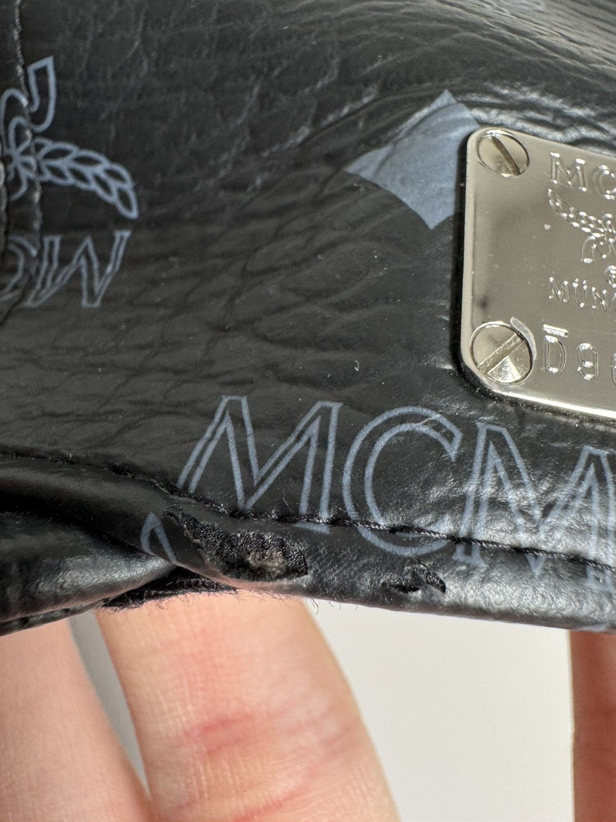 MCM Mcm leather monogram cap black luxury designer Made in Japan Size ONE SIZE - 8 Thumbnail