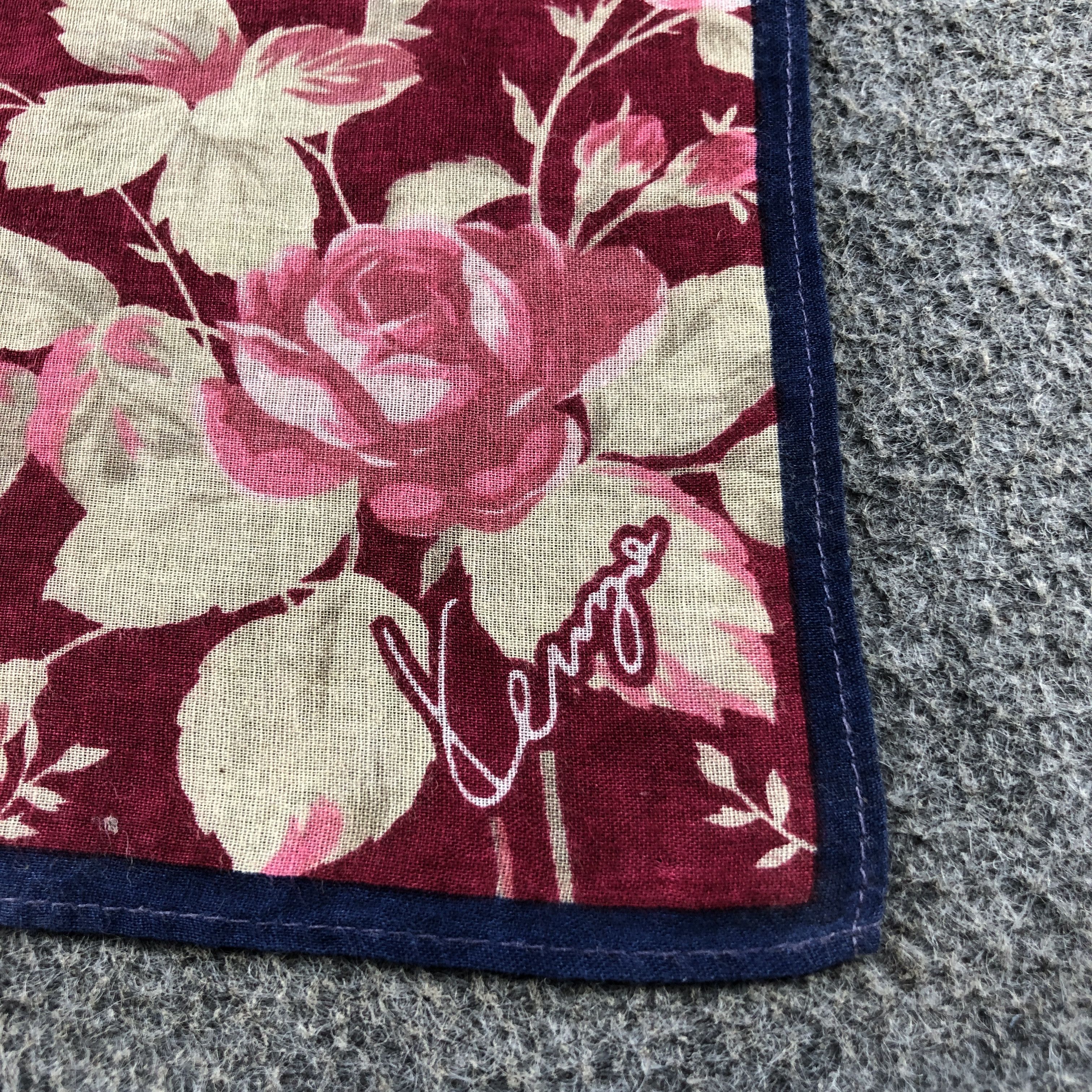 Kenzo Kenzo Floral Handkerchief Neckerchief Bandana H2392 Size ONE SIZE - 4 Thumbnail