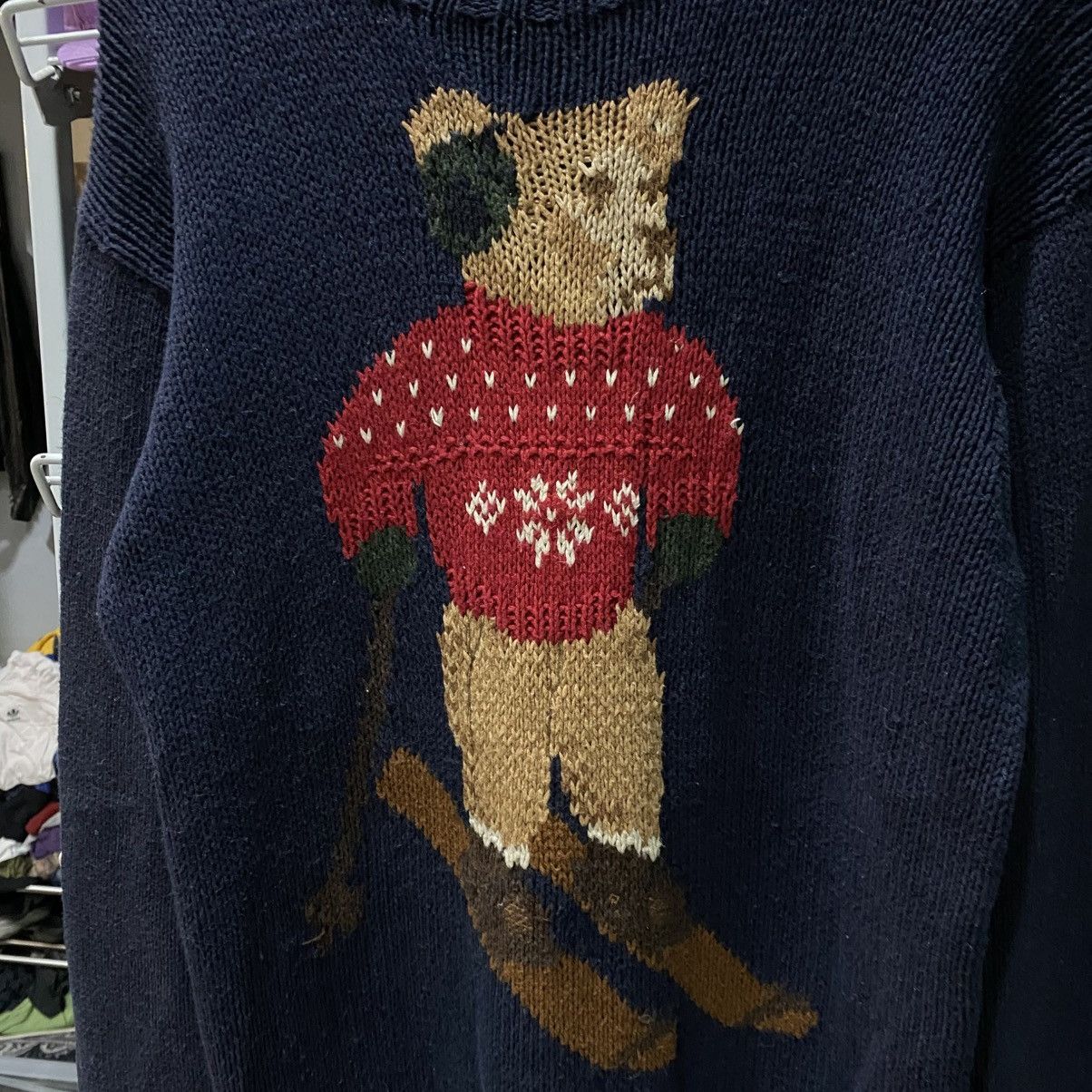 Polo Ralph Lauren Vintage polo Ralph Lauren RL2000 ski ⛷️ bear knit sweater Size US L / EU 52-54 / 3 - 5 Thumbnail