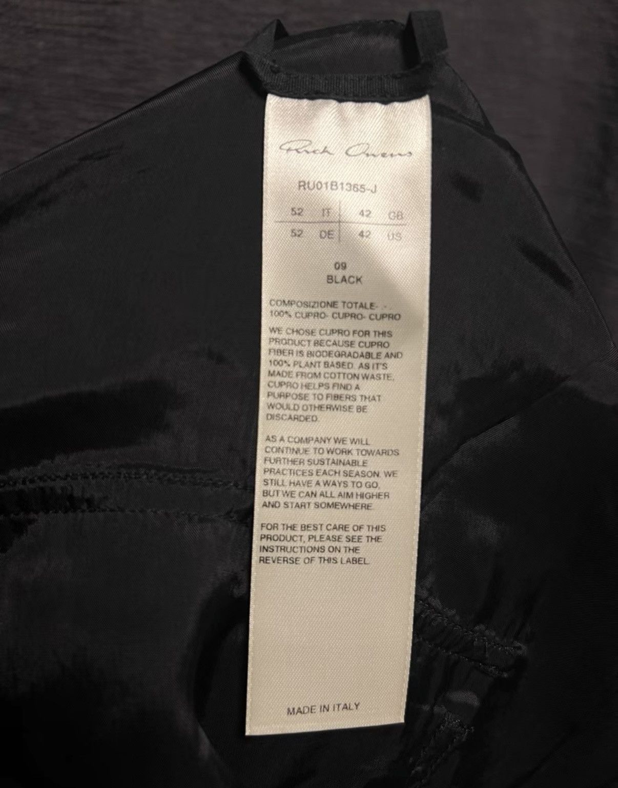 Rick Owens Rick Owens Main Line Cupro Destroyed Wide-Leg Pants Size US 36 / EU 52 - 7 Thumbnail