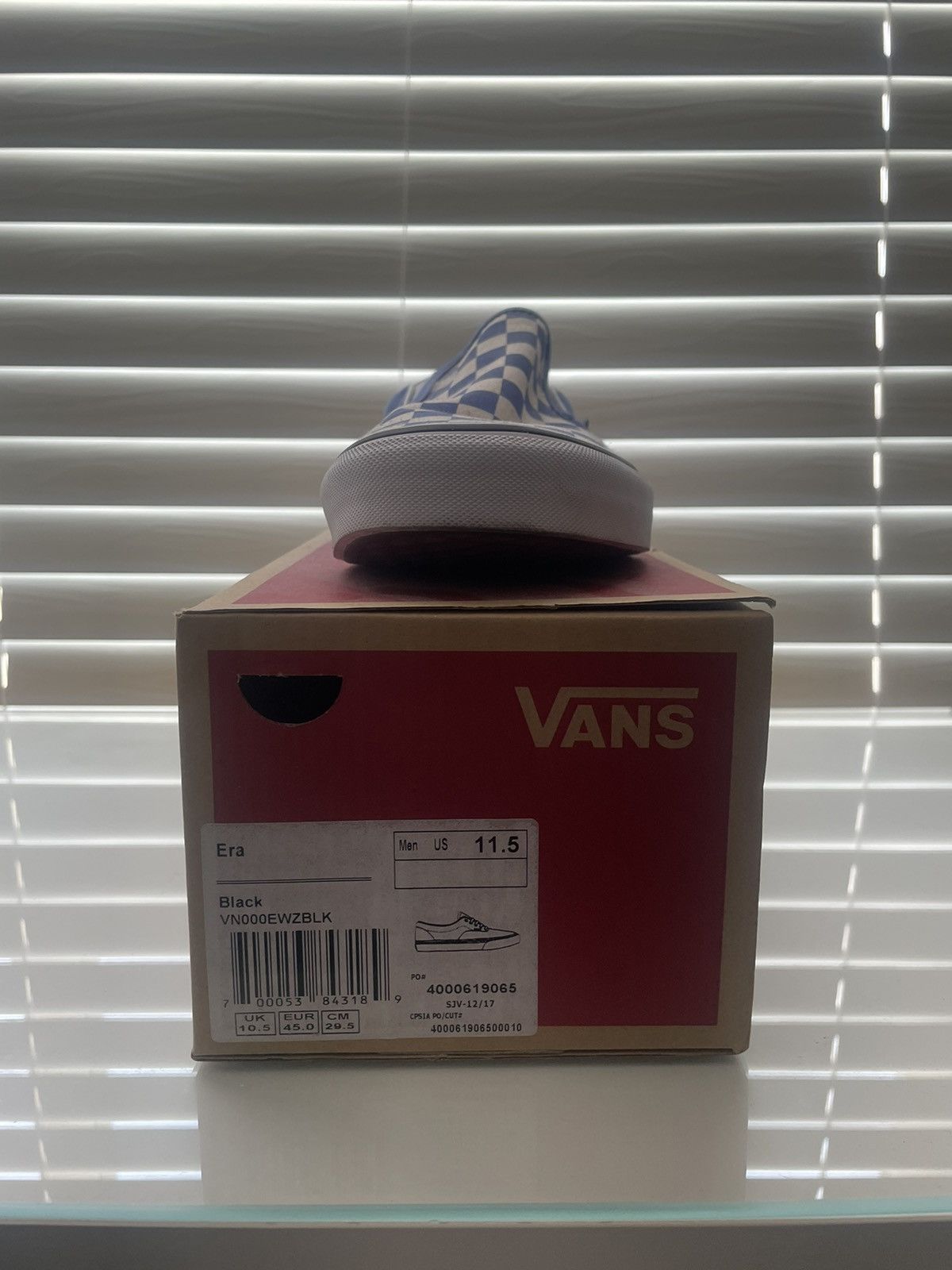 Vans Blue checkered Vans Size US 11.5 / EU 44-45 - 2 Thumbnail