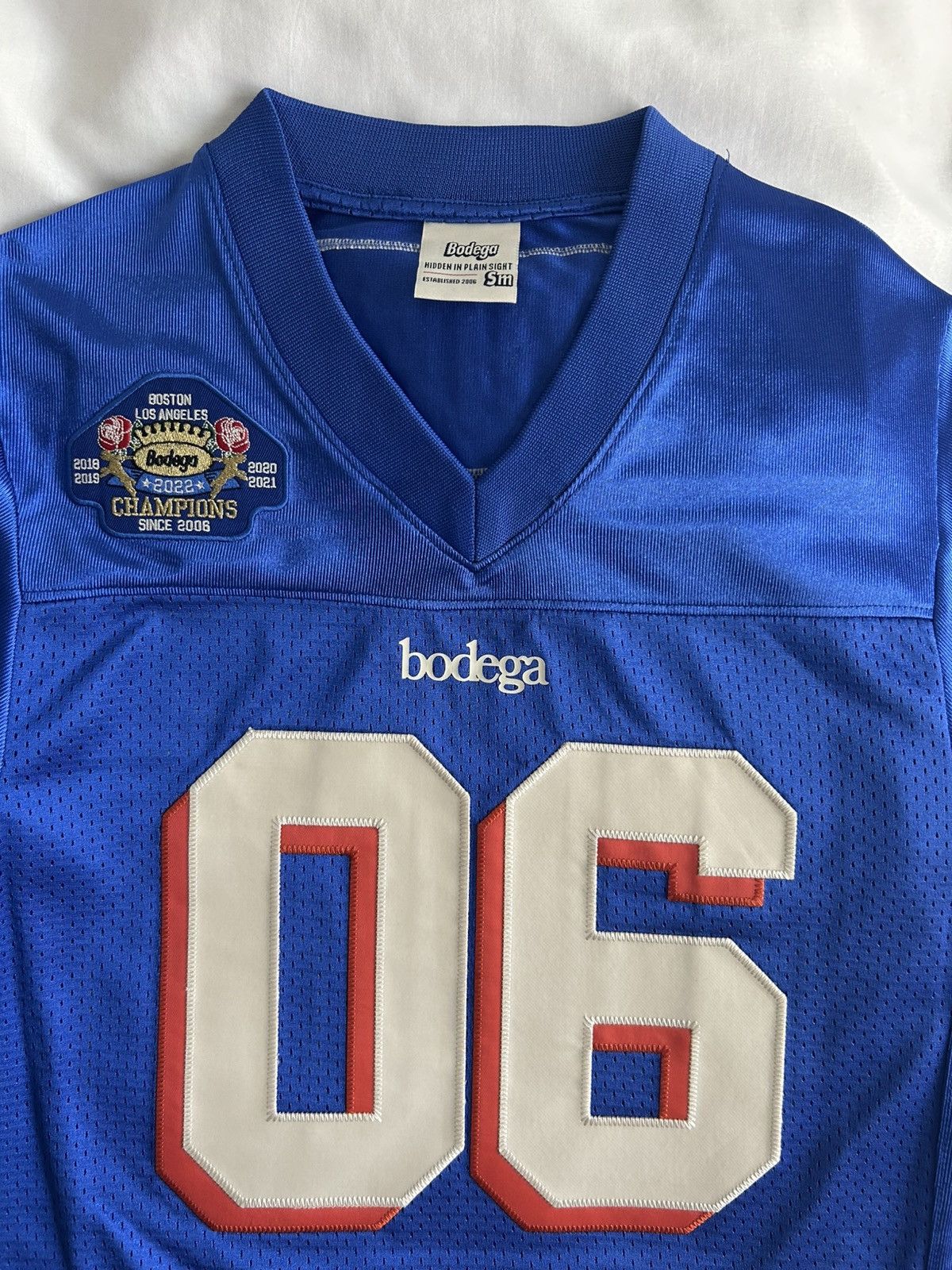 Bodega Bodega Football Patches 06 Jersey Boston Sports Size US S / EU 44-46 / 1 - 3 Thumbnail