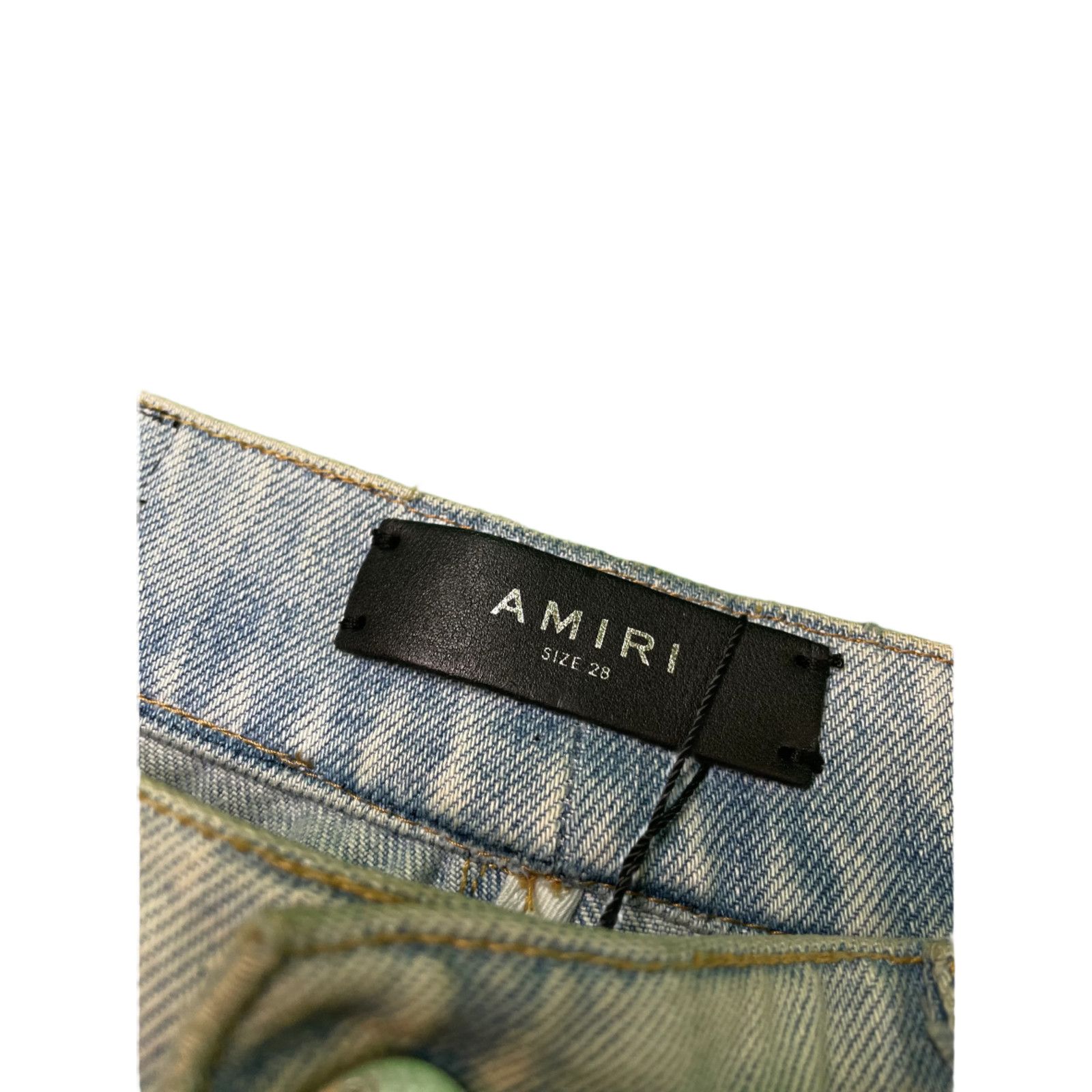 Amiri Amiri Double Knee Distressed Light Wash Blue Jeans Size US 28 / EU 44 - 3 Thumbnail