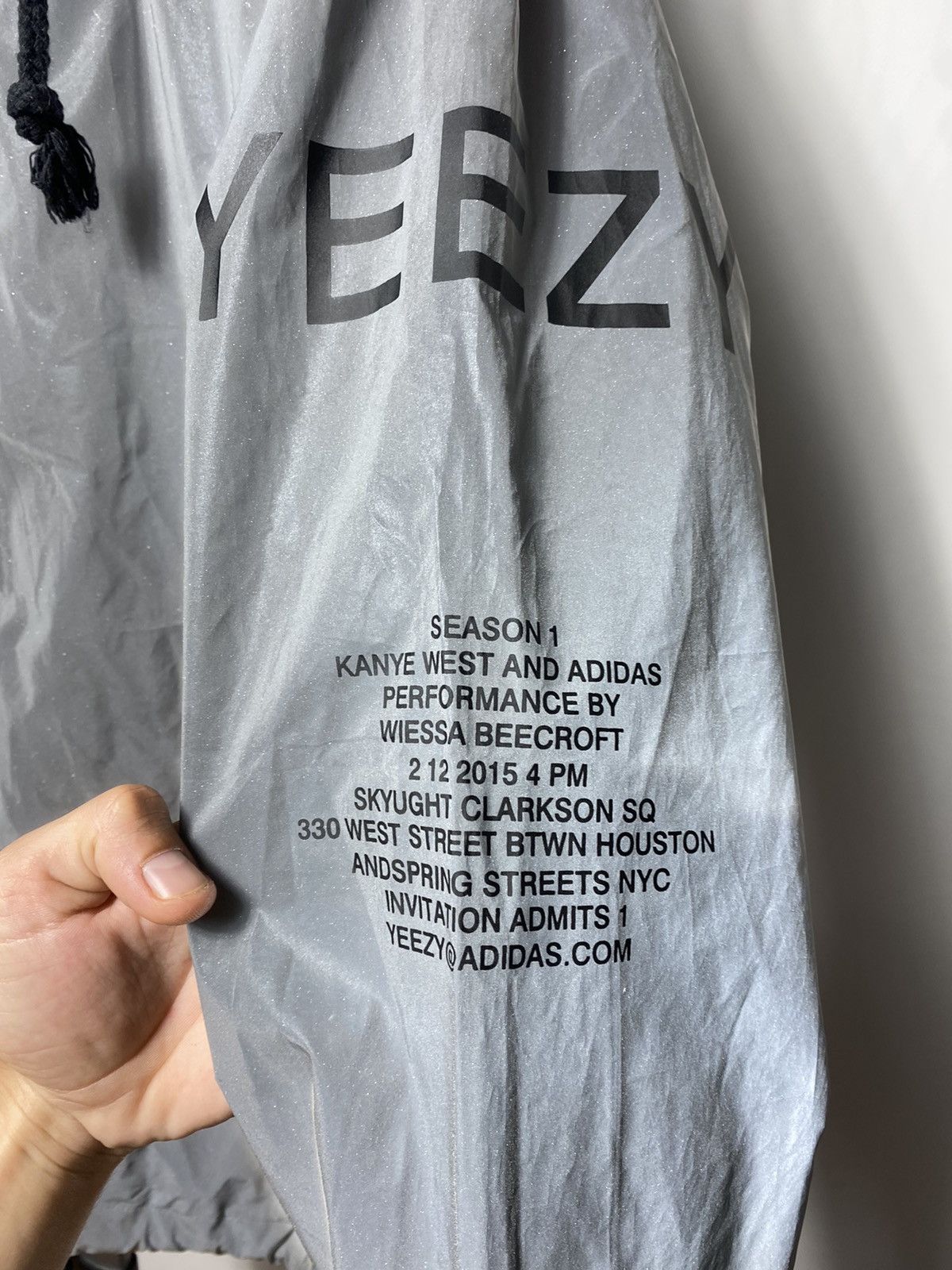Vintage Adidas Kanye West Yeezus tour reflective windbreaker jacket Size US M / EU 48-50 / 2 - 5 Thumbnail