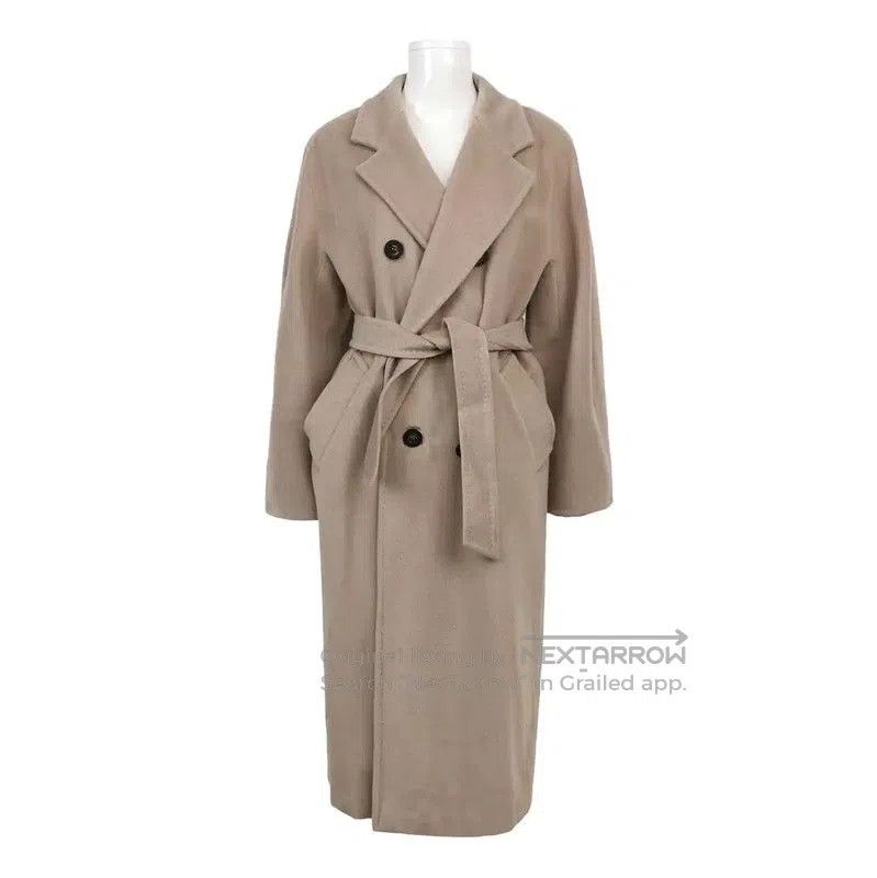 Max Mara MaxMara Gray Cashmere Blend Long Coat . Size S / US 4 / IT 40 - 1 Thumbnail