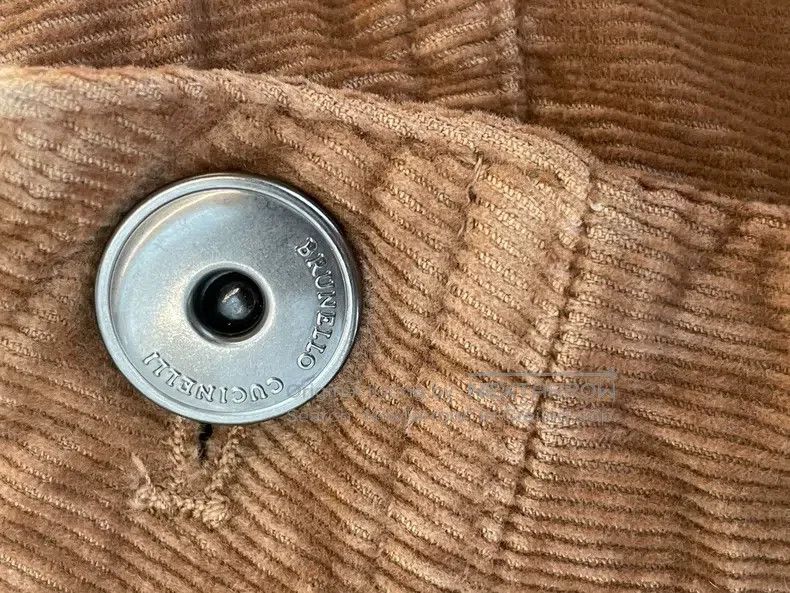 Brunello Cucinelli Brunello Cucinelli Khaki Cotton Beaded Casual Pants Size 28" / US 6 / IT 42 - 5 Thumbnail