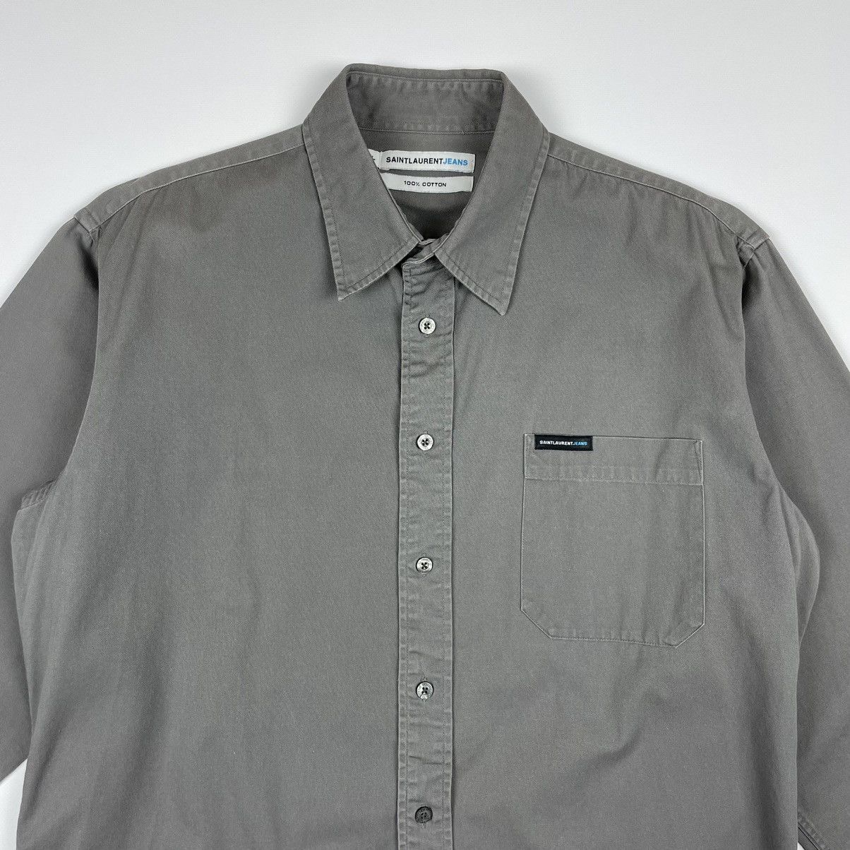 Saint Laurent Paris Saint Laurent Jeans Shirt Size US L / EU 52-54 / 3 - 4 Thumbnail