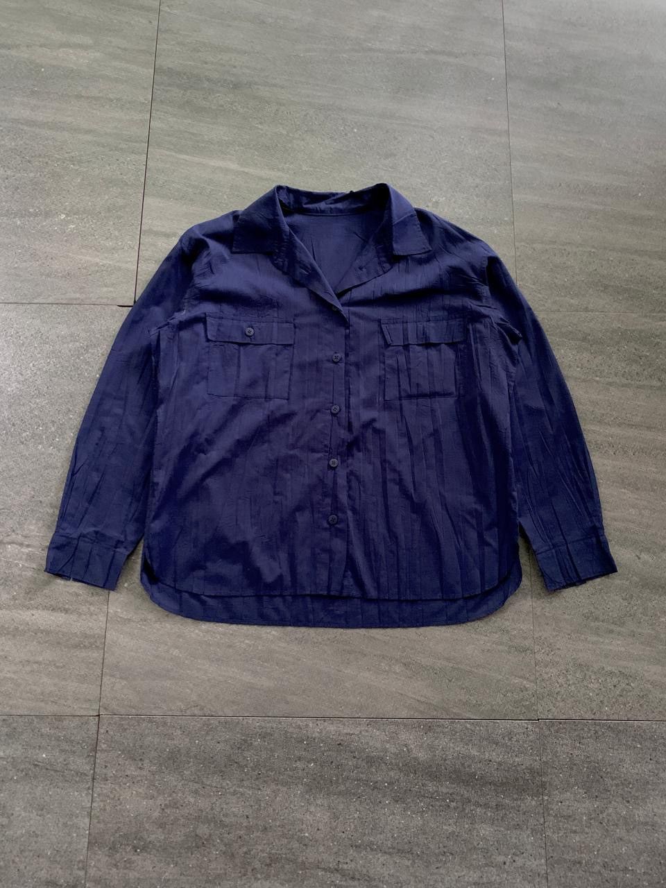Pleats Please Issey Miyake Double Pocket Pleated Shirt Size US S / EU 44-46 / 1 - 1 Thumbnail