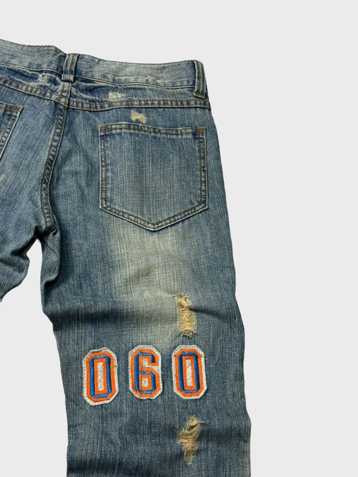 Hysteric Glamour Flare Distressed Patches Junya Watanabe Style Denim Jeans Size US 29 - 10 Thumbnail