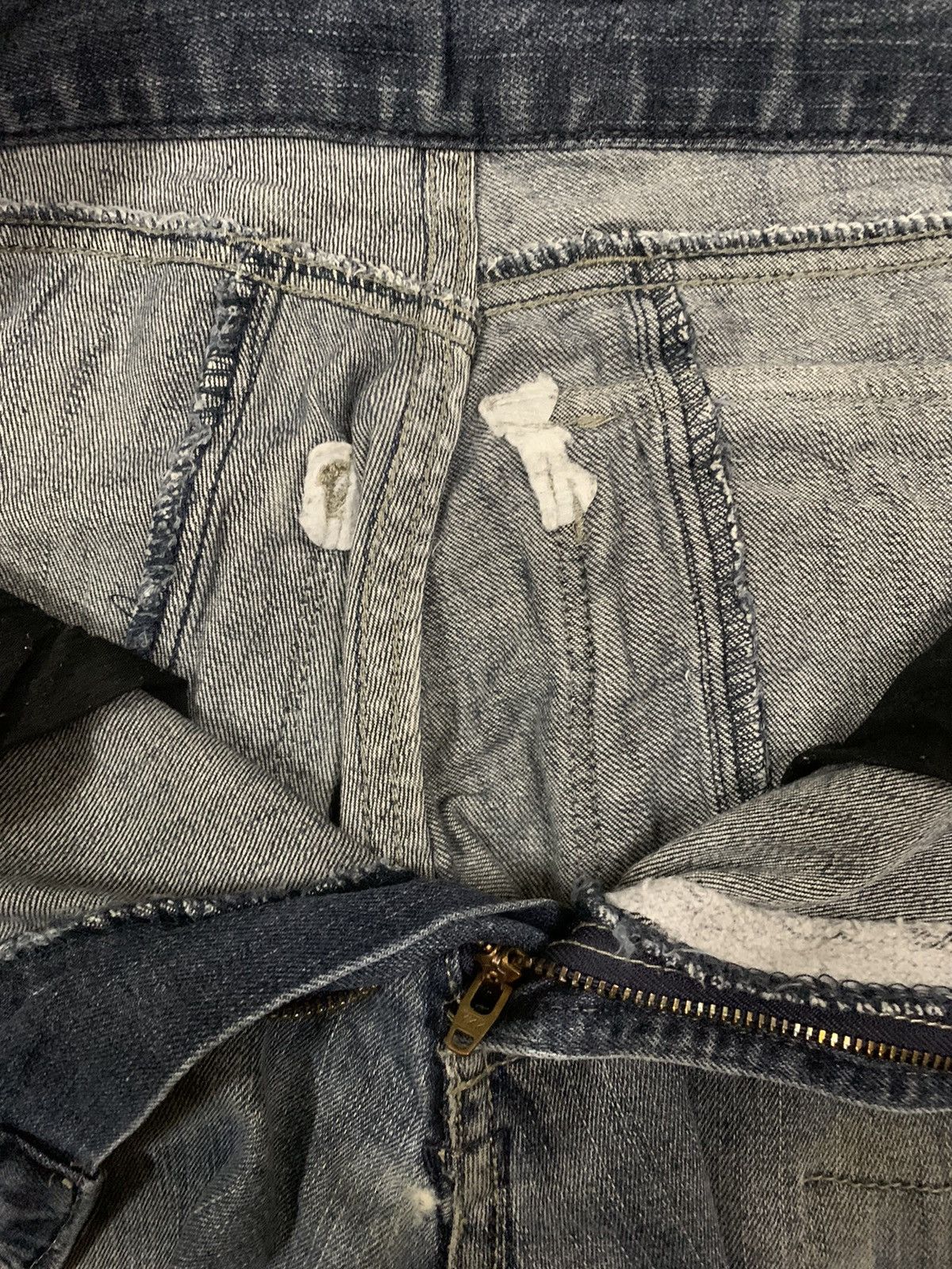 Japanese Brand Japanese Brand Mud Wash Double Knee Multipockets Cargo Jeans Size US 32 / EU 48 - 20 Thumbnail