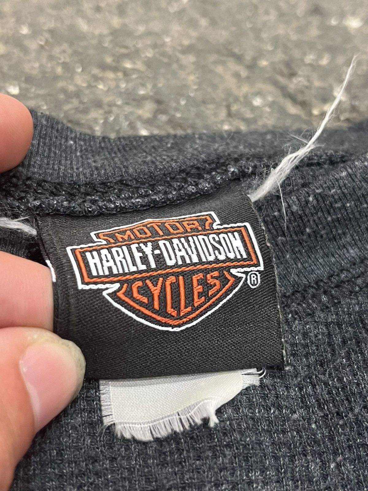 Harley Davidson × Vintage Harley Davidson thermal y2k streetwear hype skater vintage Size US M / EU 48-50 / 2 - 6 Thumbnail