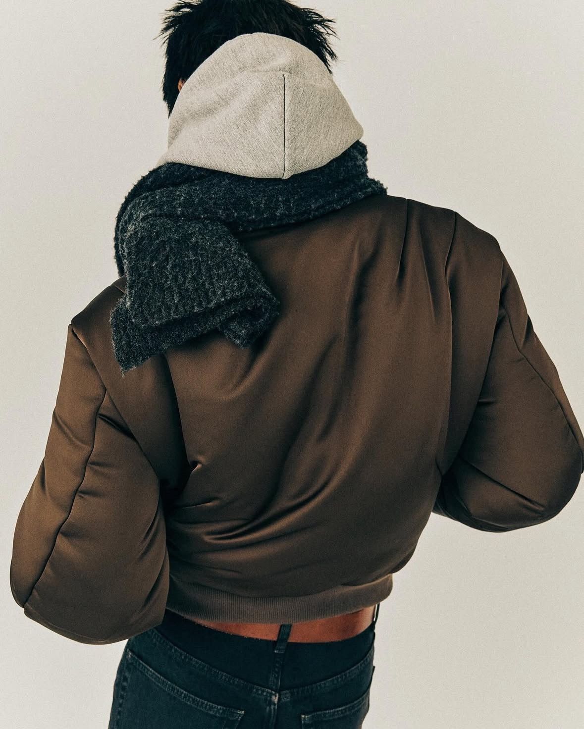 VUJADE MAX SATIN PILLOW BOMBER JACKET　M Max Satin Pillow Bomber Jacket | Why are you here?