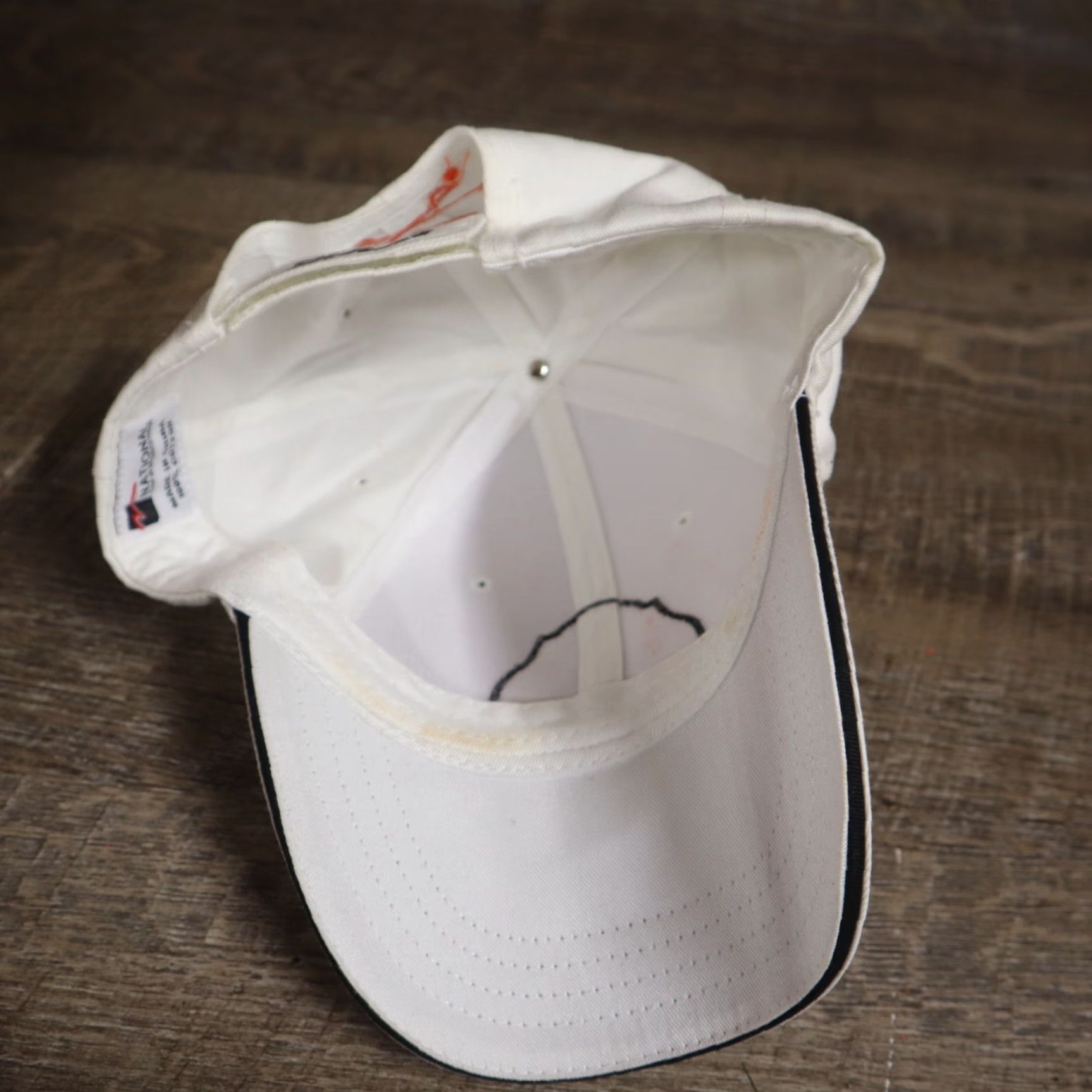 Vintage Konica Minolta Gator Bowl UVA Virginia College Golf Hat Cap Adult Adjustable White Baseball Cap Hat UVA Gator Bowl Virginia 90s? Size ONE SIZE - 6 Thumbnail