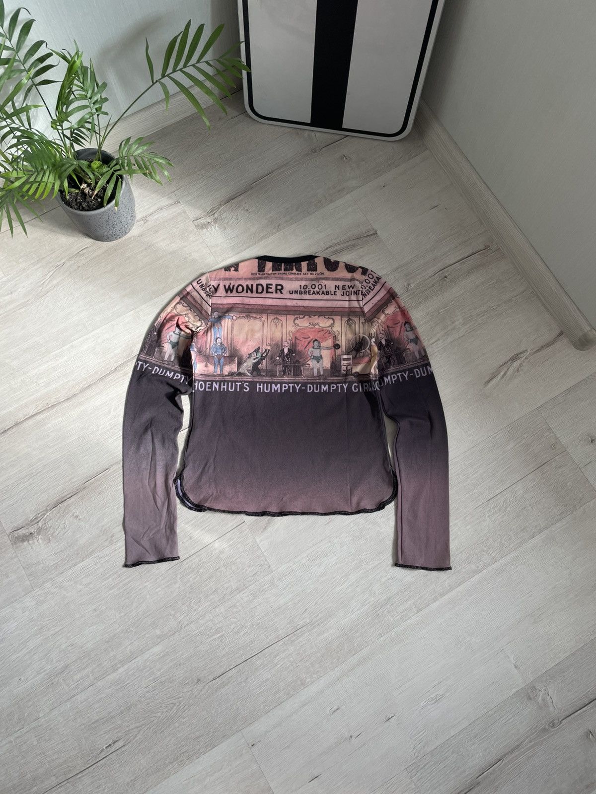 Cop Copine × Hysteric Glamour × If Six Was Nine Archive Y2k Cop Copine Paris “circus” Longsleeve Over Print Size S / US 4 / IT 40 - 10 Thumbnail