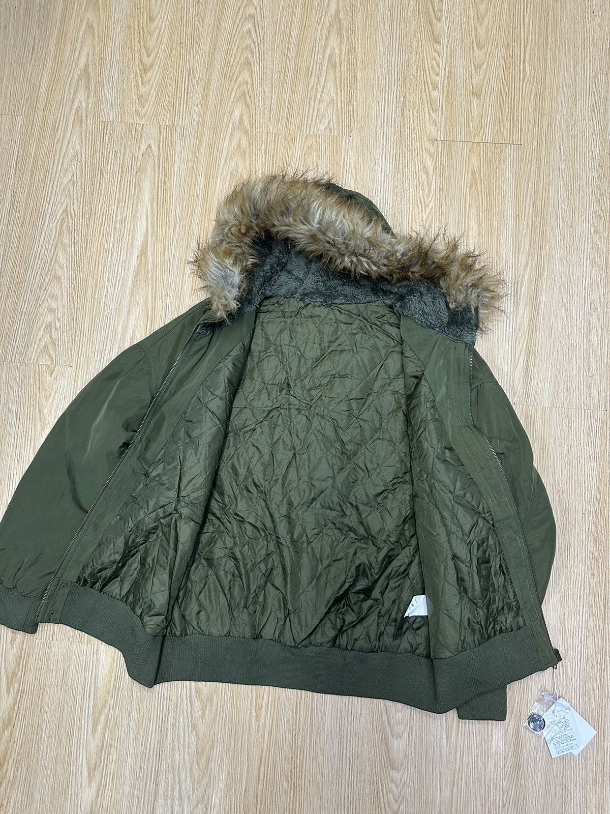 14th Addiction × If Six Was Nine × Le Grande Bleu (L.G.B.) GRAIL GRL ARMY FUR BAGGY BOMBER JACKET MJ167 Size US M / EU 48-50 / 2 - 3 Thumbnail