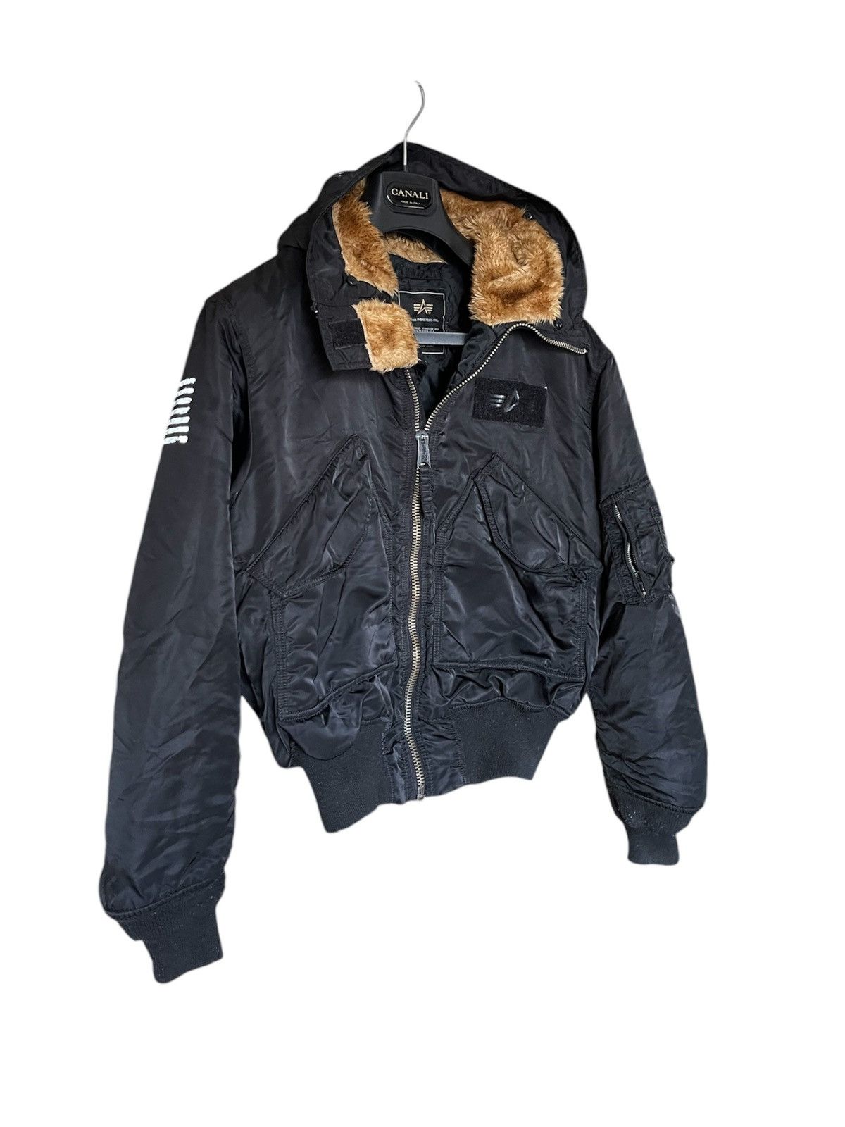 Alpha Industries Alpha Industries flyers jacket CWU 45 hood bomber Size US M / EU 48-50 / 2 - 2 Thumbnail