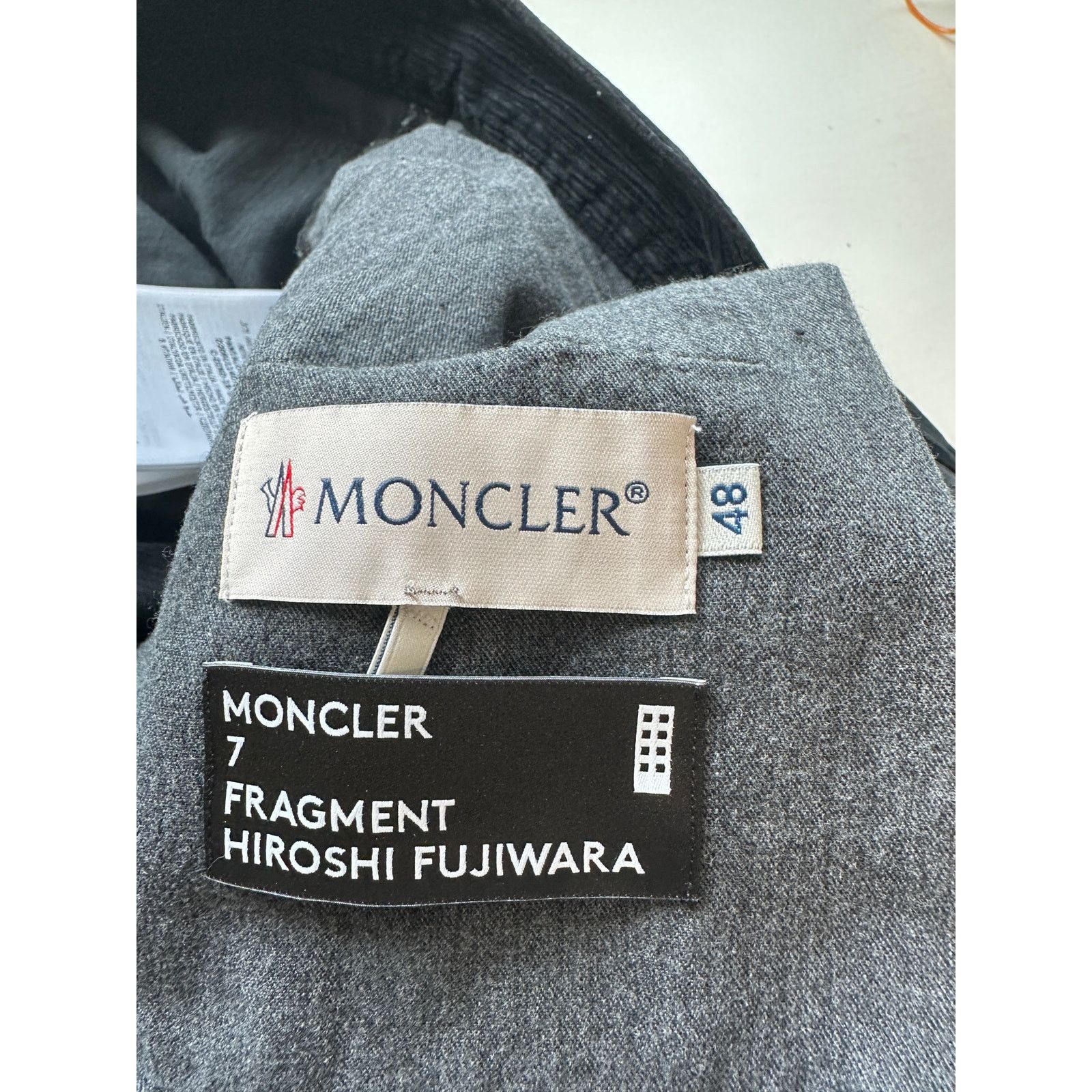 Moncler NWT Moncler 7 Fragment Corduroy Pants Black 48 Side Code Size US 32 / EU 48 - 5 Thumbnail