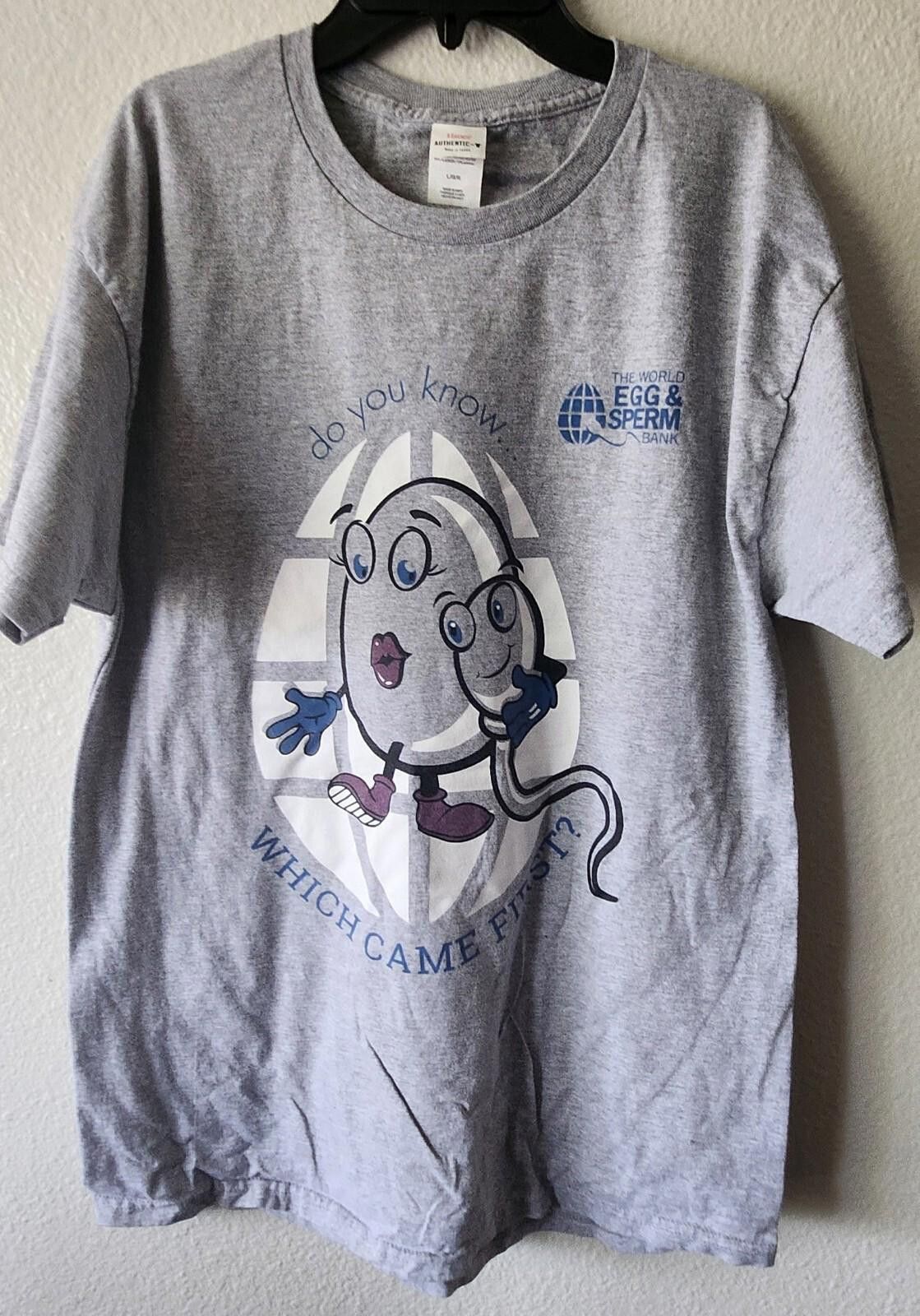 Hanes The World Egg & Sperm Bank Official Know Which Came First Size US L / EU 52-54 / 3 - 1 Thumbnail