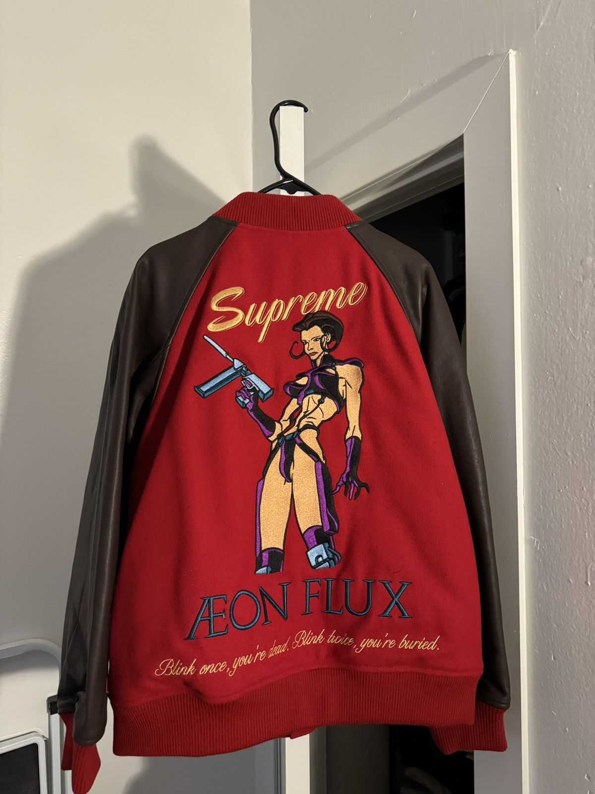 Supreme Supreme AEON Flux Varsity Jacket Size US L / EU 52-54 / 3 - 2 Thumbnail