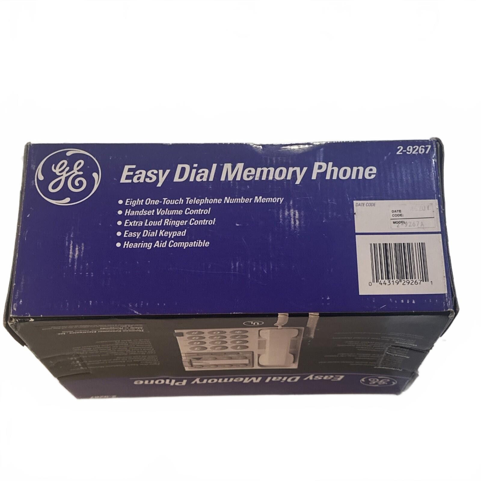 Other New in Box GE Easy Dial Memory Phone Large Numbers 2-9267A Size ONE SIZE - 3 Thumbnail