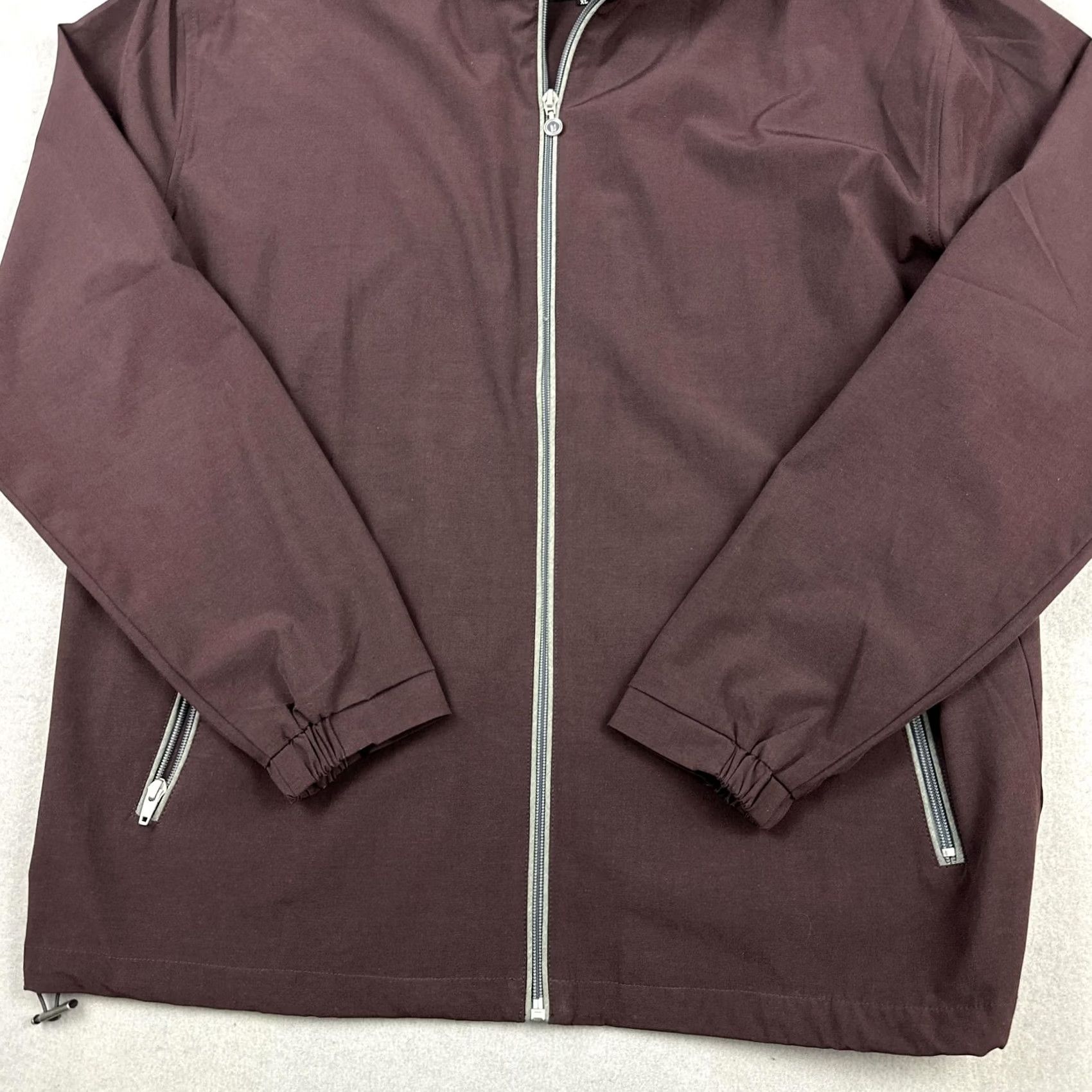 Vintage Linksoul Jacket Men XL Red Full Zip Golf Windbreaker Pockets Lightweight Golfer Size US XL / EU 56 / 4 - 3 Thumbnail