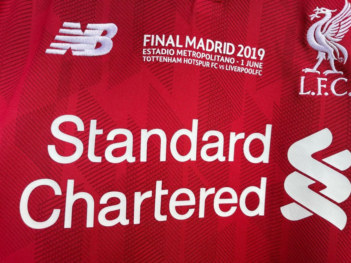 New Balance Liverpool FC 2018/2019 Shirt – Champions League Final Madrid Size US XL / EU 56 / 4 - 7 Thumbnail