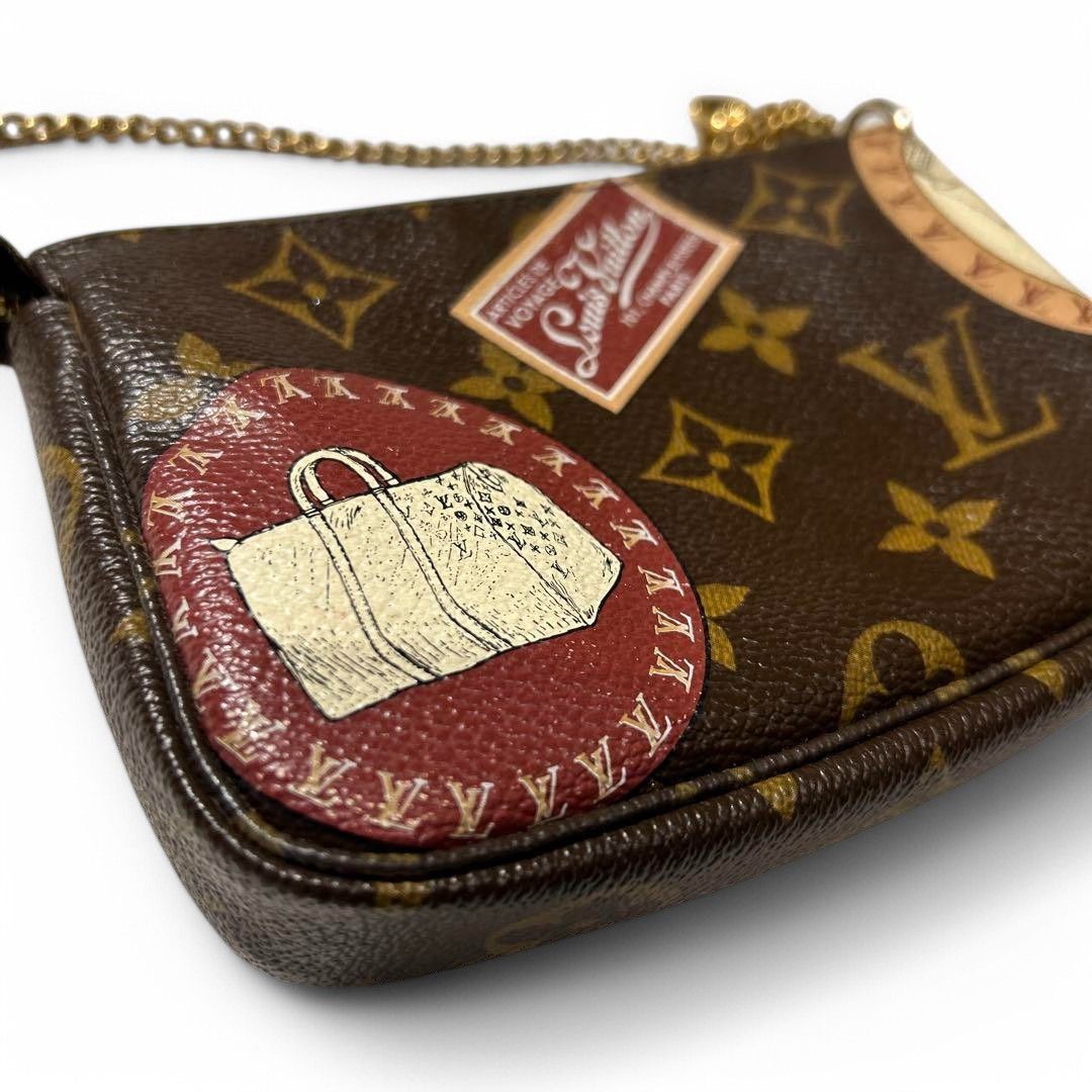 Louis Vuitton Louis Vuitton - Mini Monogram Pochette Accessory Chain Size ONE SIZE - 5 Thumbnail
