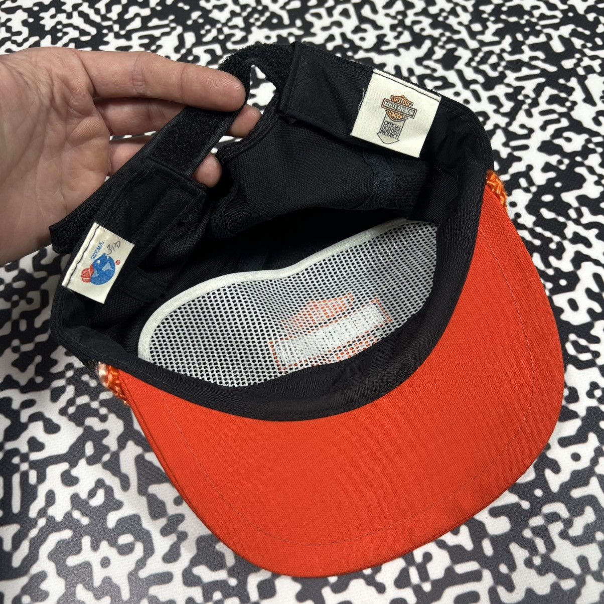 Harley Davidson Vintage 90s Harley Davidson Retro Motor Cycles Rare Cap Size ONE SIZE - 8 Thumbnail