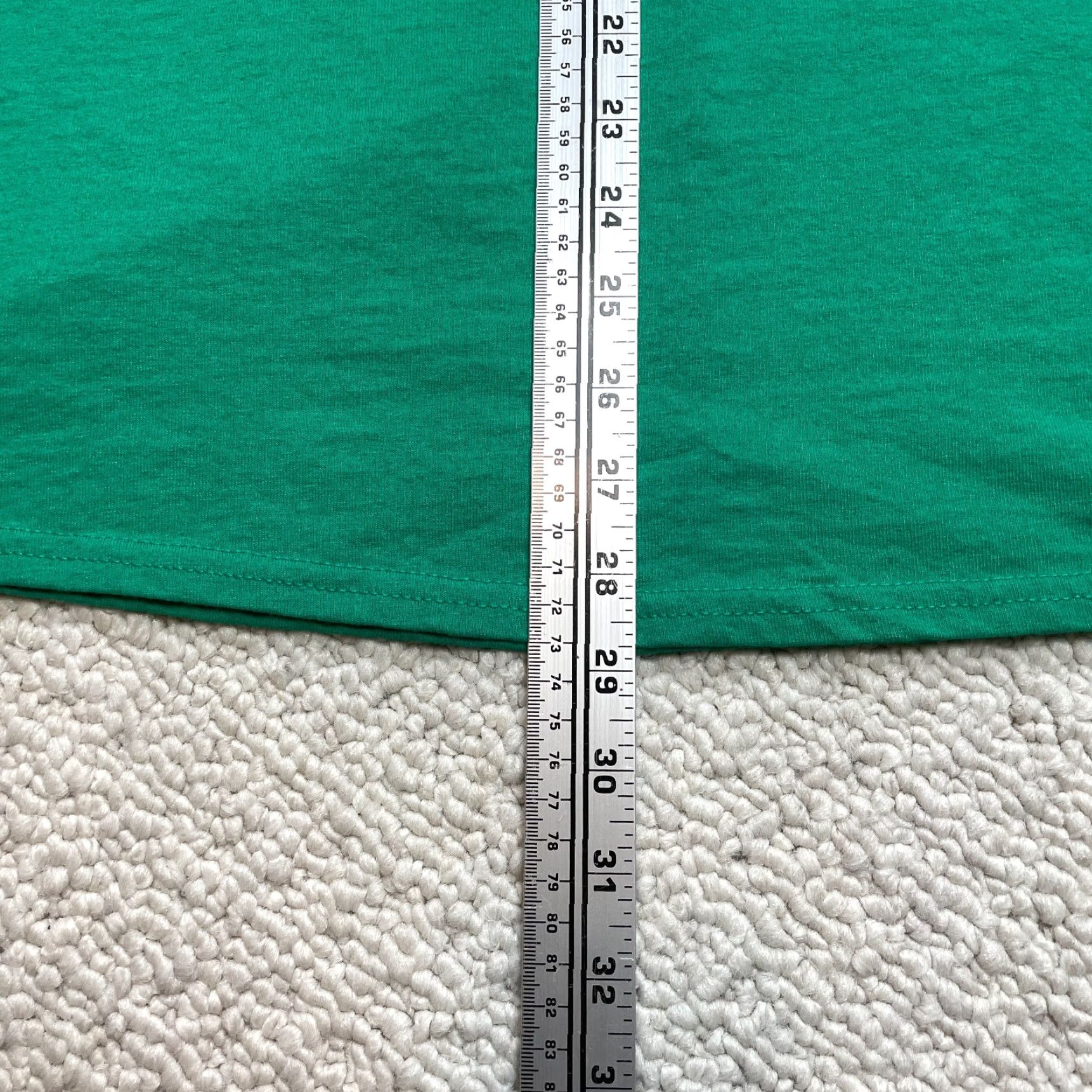 Gildan Gildan Dry Blend Shirt Mens 2XL Green Short Sleeve Tee Adult Basic Crew Neck Knit Cotton Blend Solid Logo Size US XXL / EU 58 / 5 - 3 Thumbnail