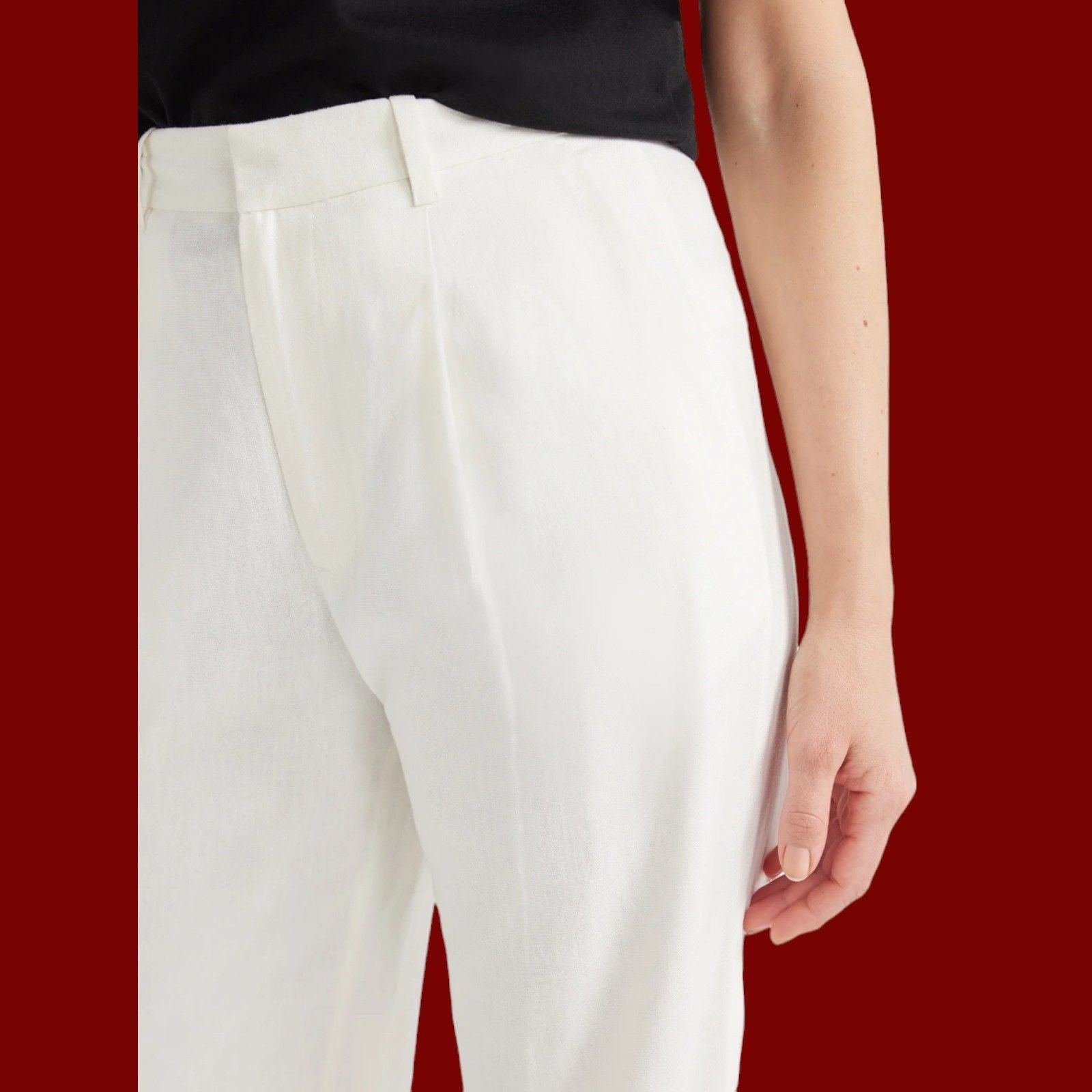 Other Free Assembly - Women's High-Rise Wide-Leg Pleated Pants - W Size 25" / US 0 / IT 36 - 16 Thumbnail