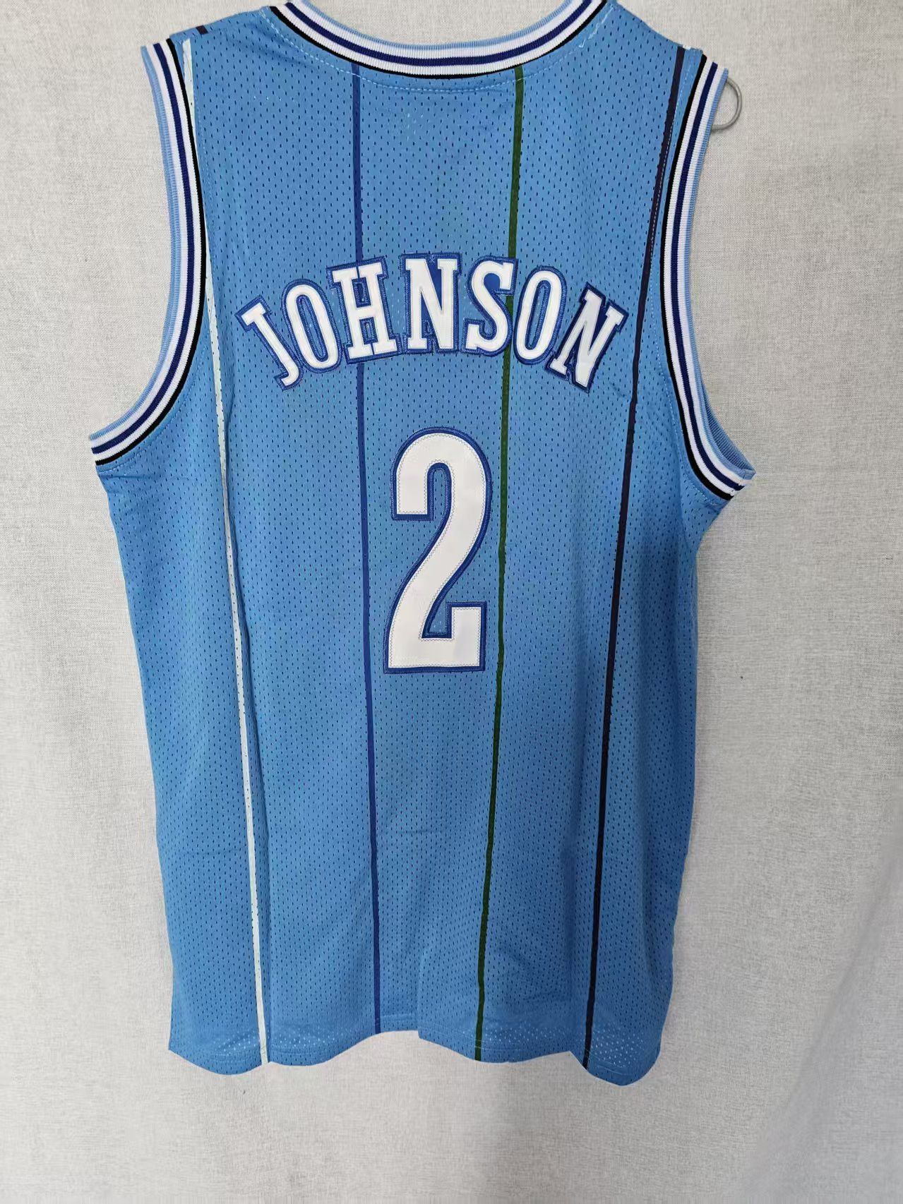 NBA Charlotte Hornets #2 Larry Johnson Jersey Size US XL / EU 56 / 4 - 2 Thumbnail