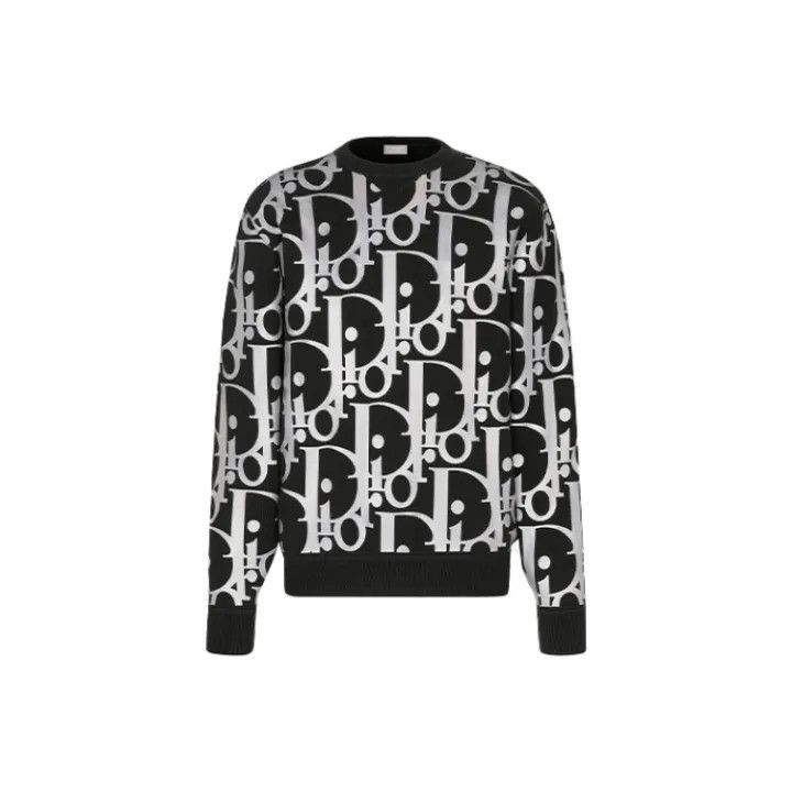 Dior Dior Dior Graphic Print Long Sleeve Sweater for Men 0079-2 Size US L / EU 52-54 / 3 - 1 Thumbnail
